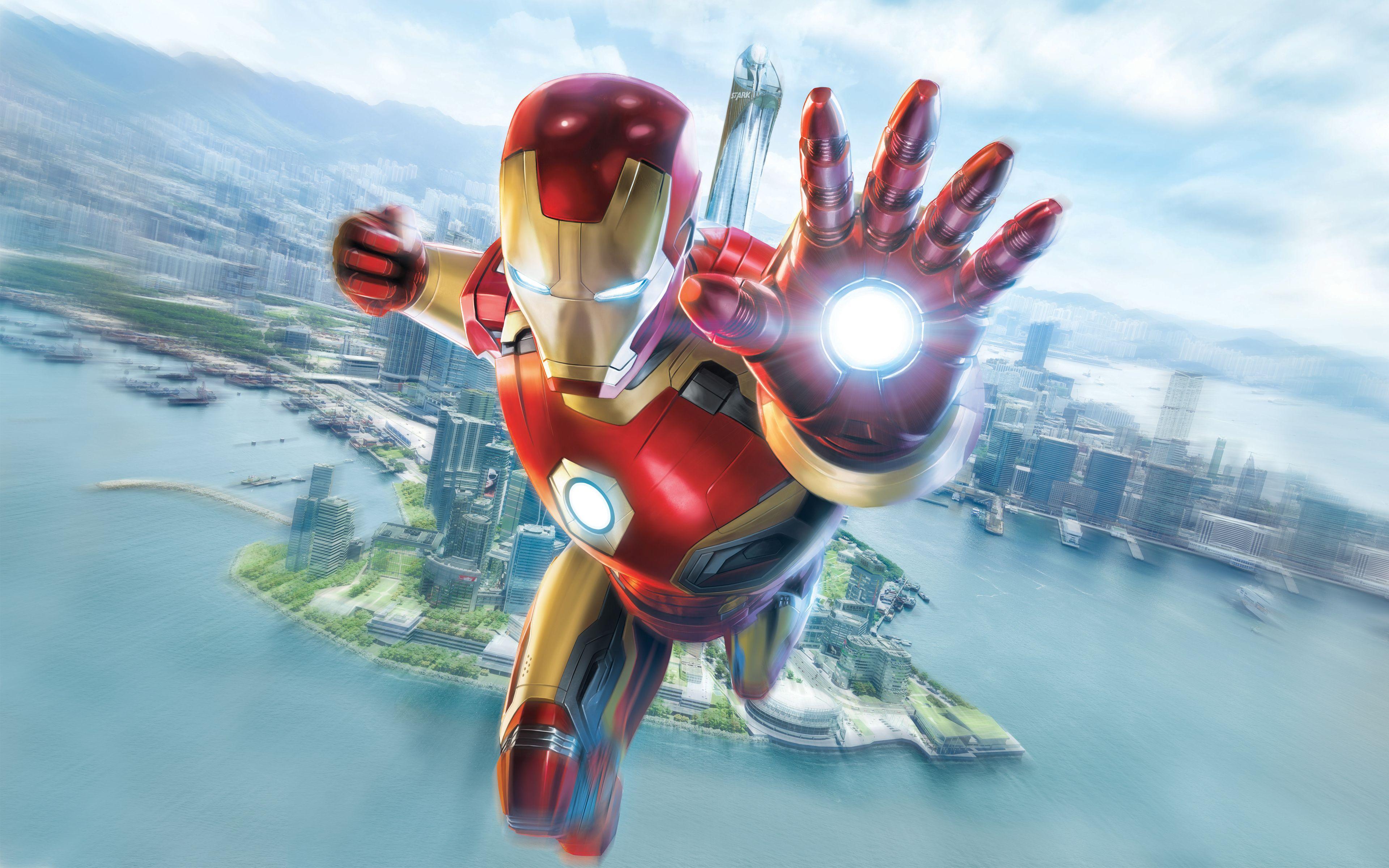 3840x2400 Iron Man Experience Hong Kong Disneyland 4K 8K Wallpaper. HD