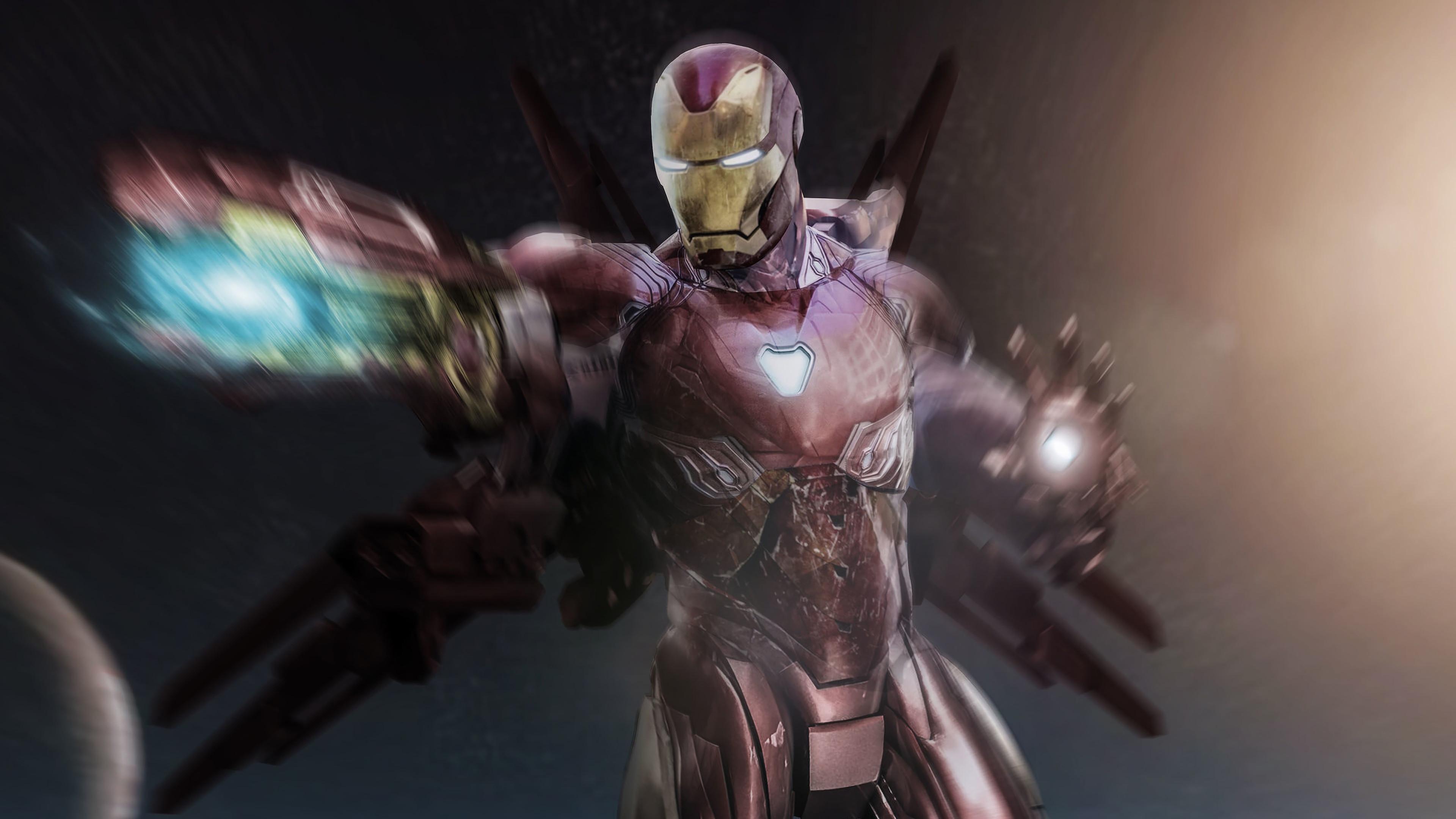 3840x2160 Iron Man 4K 8K HD Marvel Wallpaper