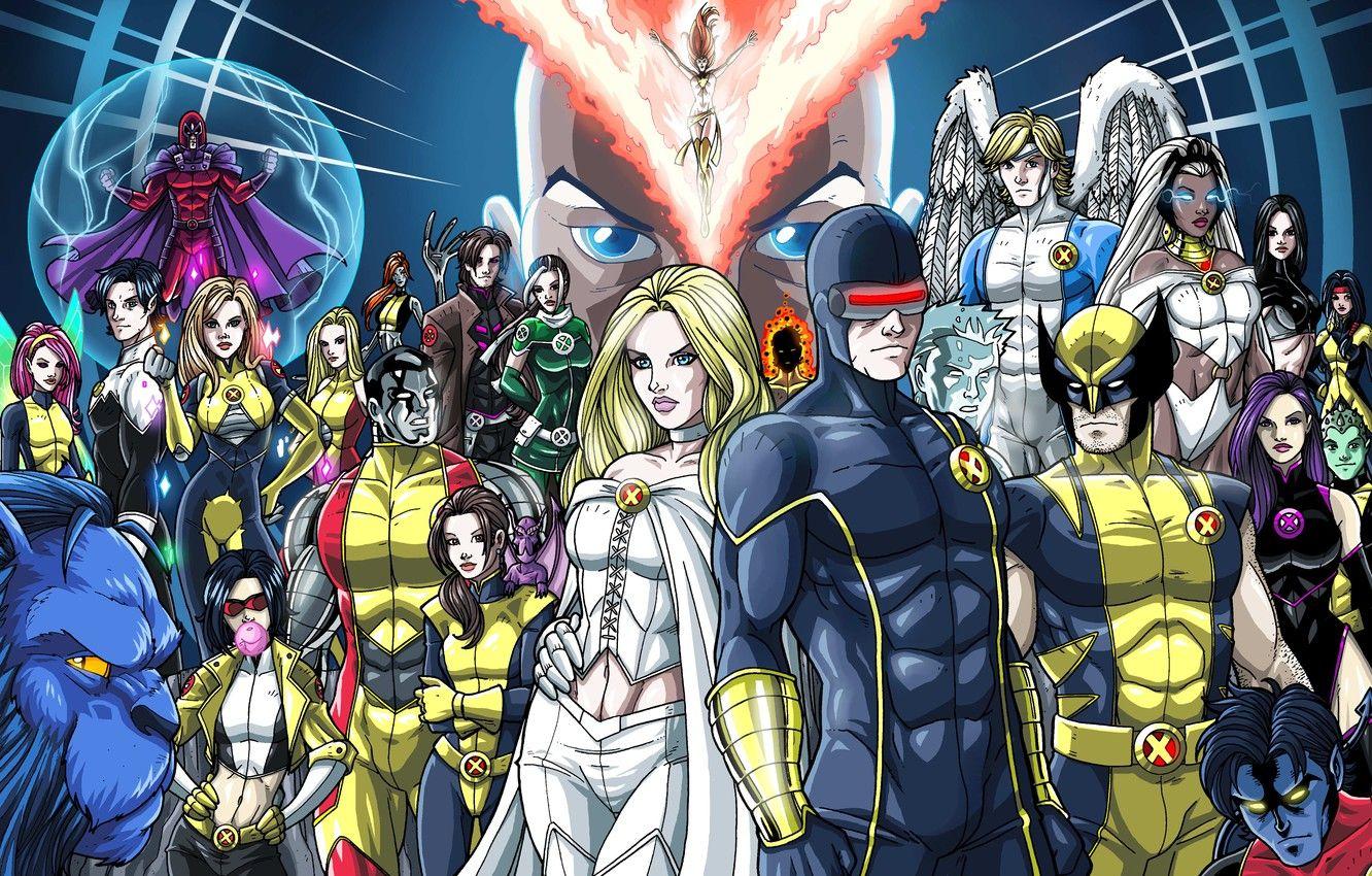 1332x850 Wallpaper Wolverine, X Men, Storm, Phoenix, Magneto, Professor X, Cyclops, Beast, Nightcrawler, Iceman, Emma Frost, Rogue, Archangel, Kitty Pryde, Gambit, Jean Grey Image For Desktop, Section фантастика