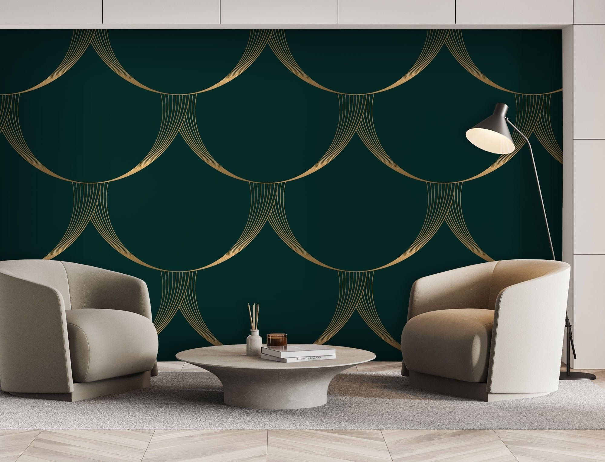2000x1528 Dark Green Matte Abstract Wallpaper