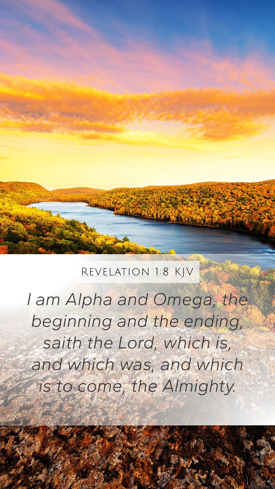 1080x1920 Revelation 1:8 KJV Mobile Phone