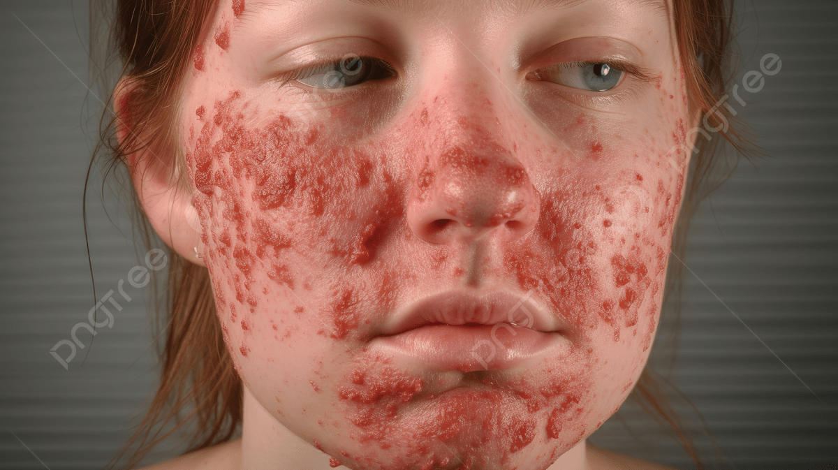 1200x673 Woman Is Covered With Red Spots On Her