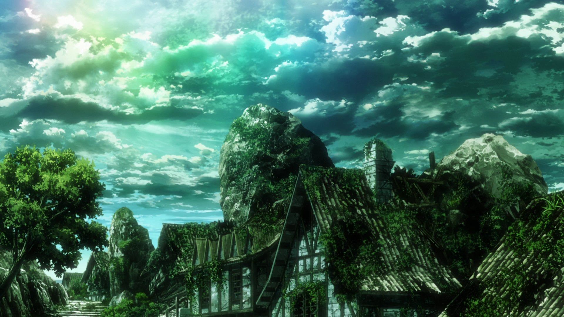 1920x1080 Attack On Titan Landscape Wallpaper