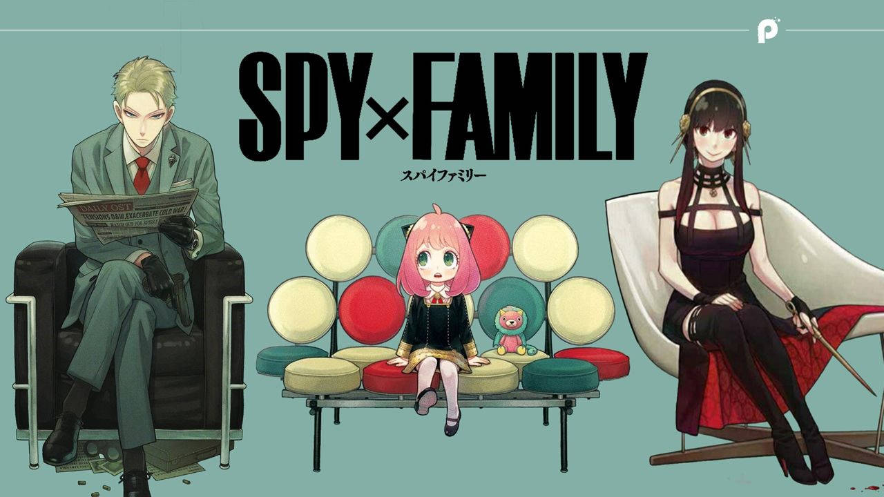 1280x720 Spy X Family Anya On Couch Wallpaper