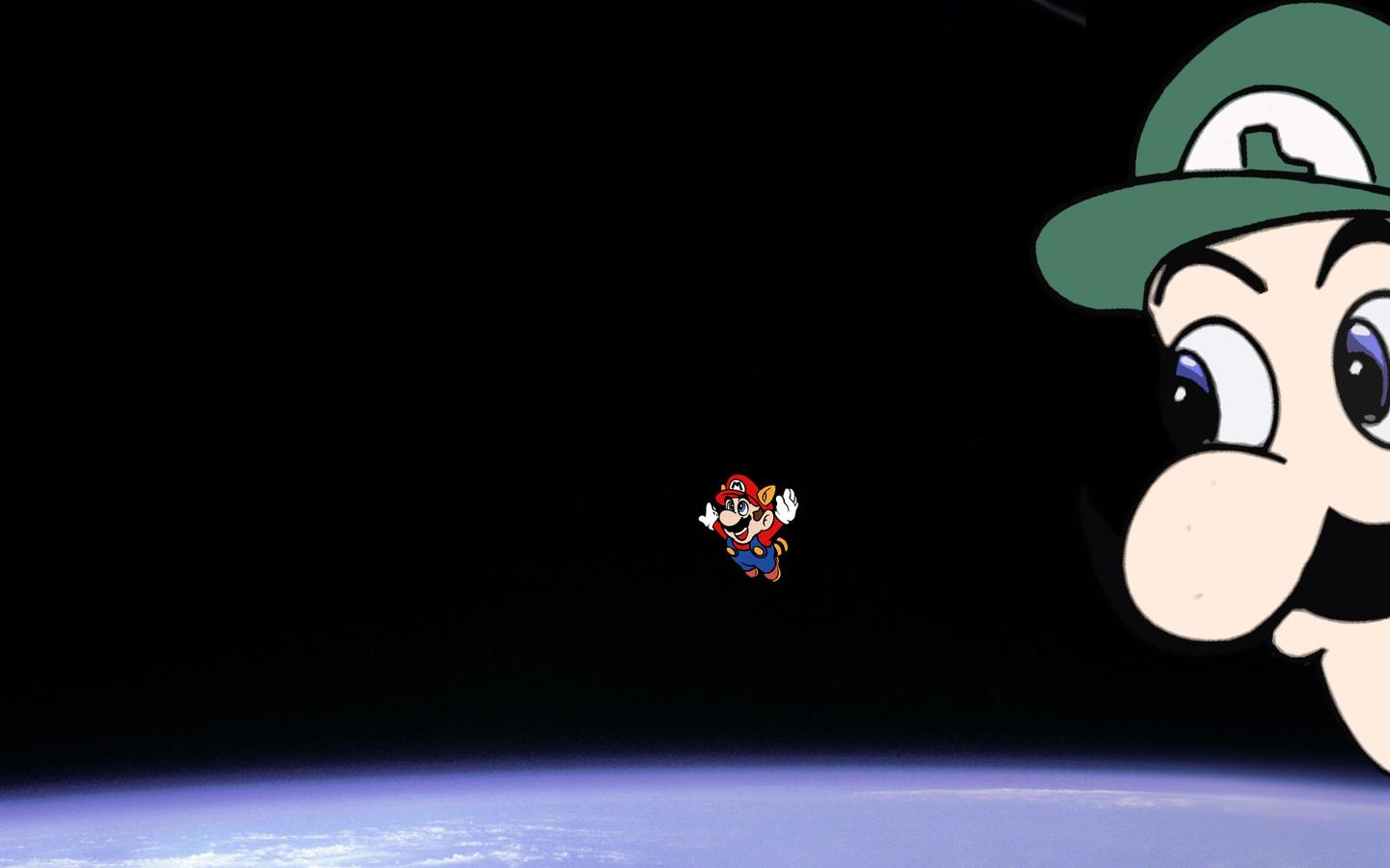 1440x900 Mario Memes Wallpaper