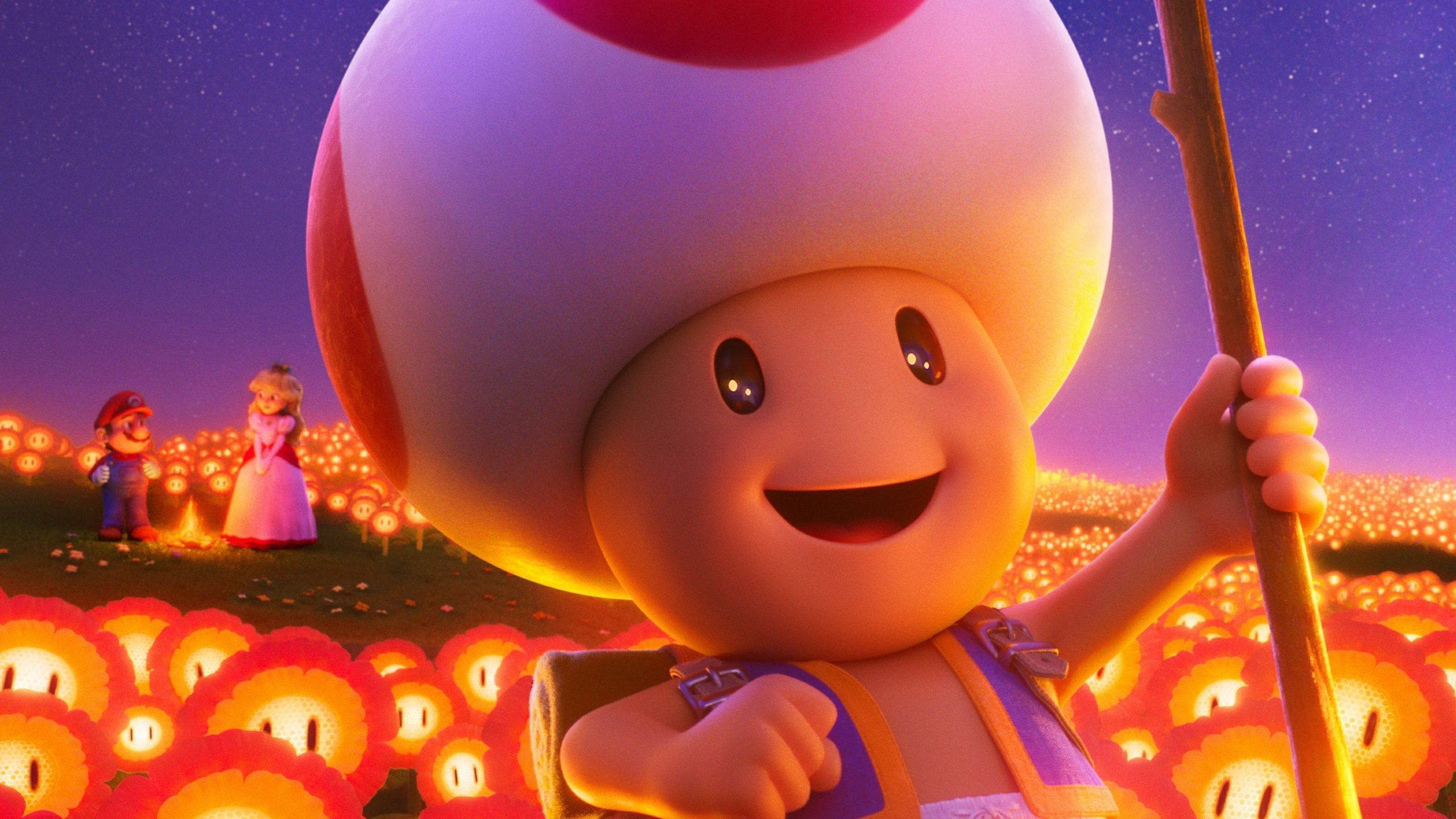 2560x1440 Toad in The Super Mario Bros. Movie