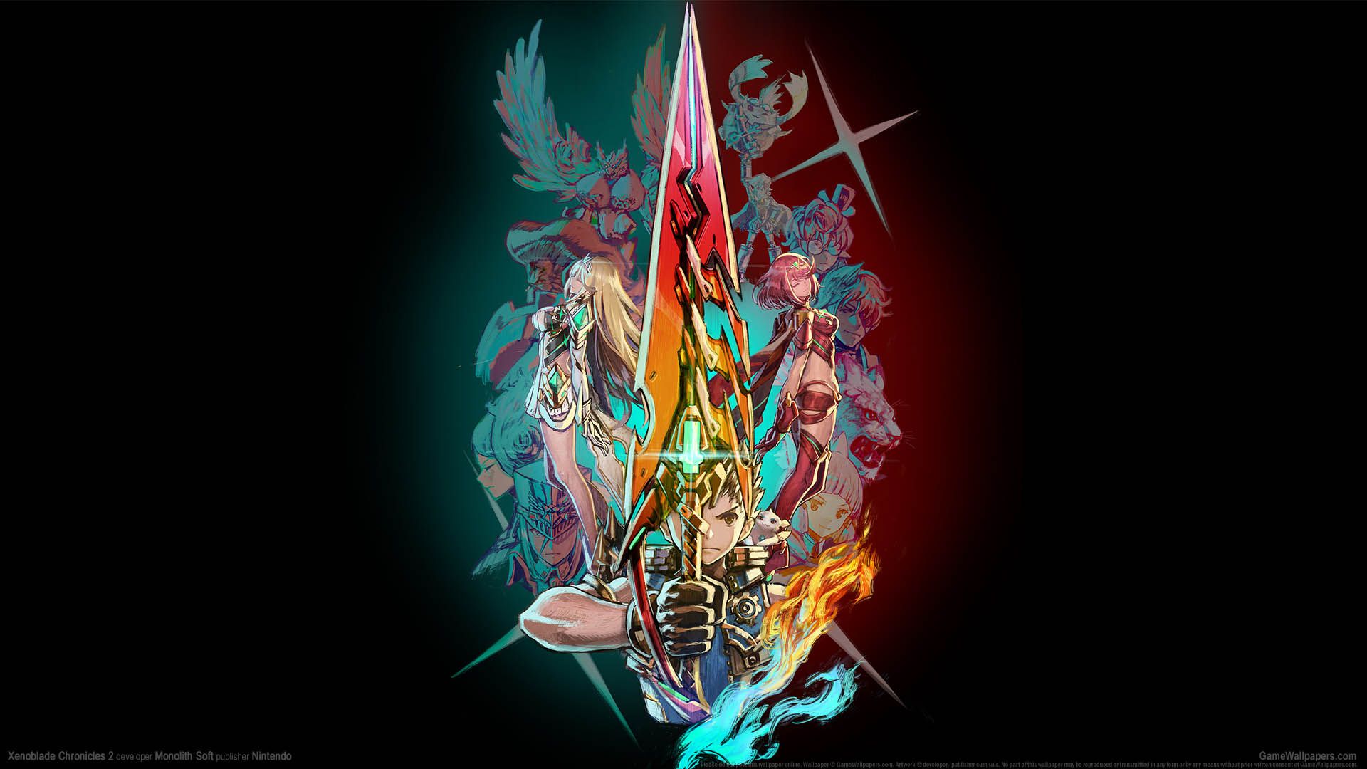 1920x1080 Xenoblade Chronicles 2 wallpaper 01