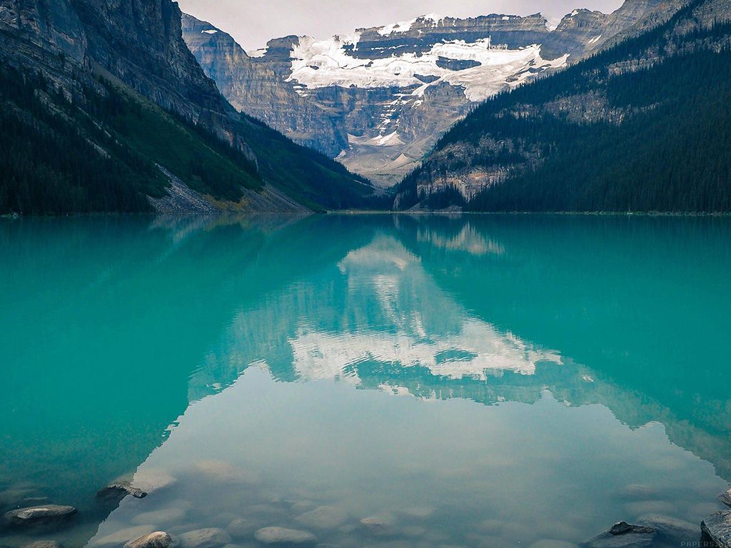 1024x768 Canada Lake Louise Green Water Nature