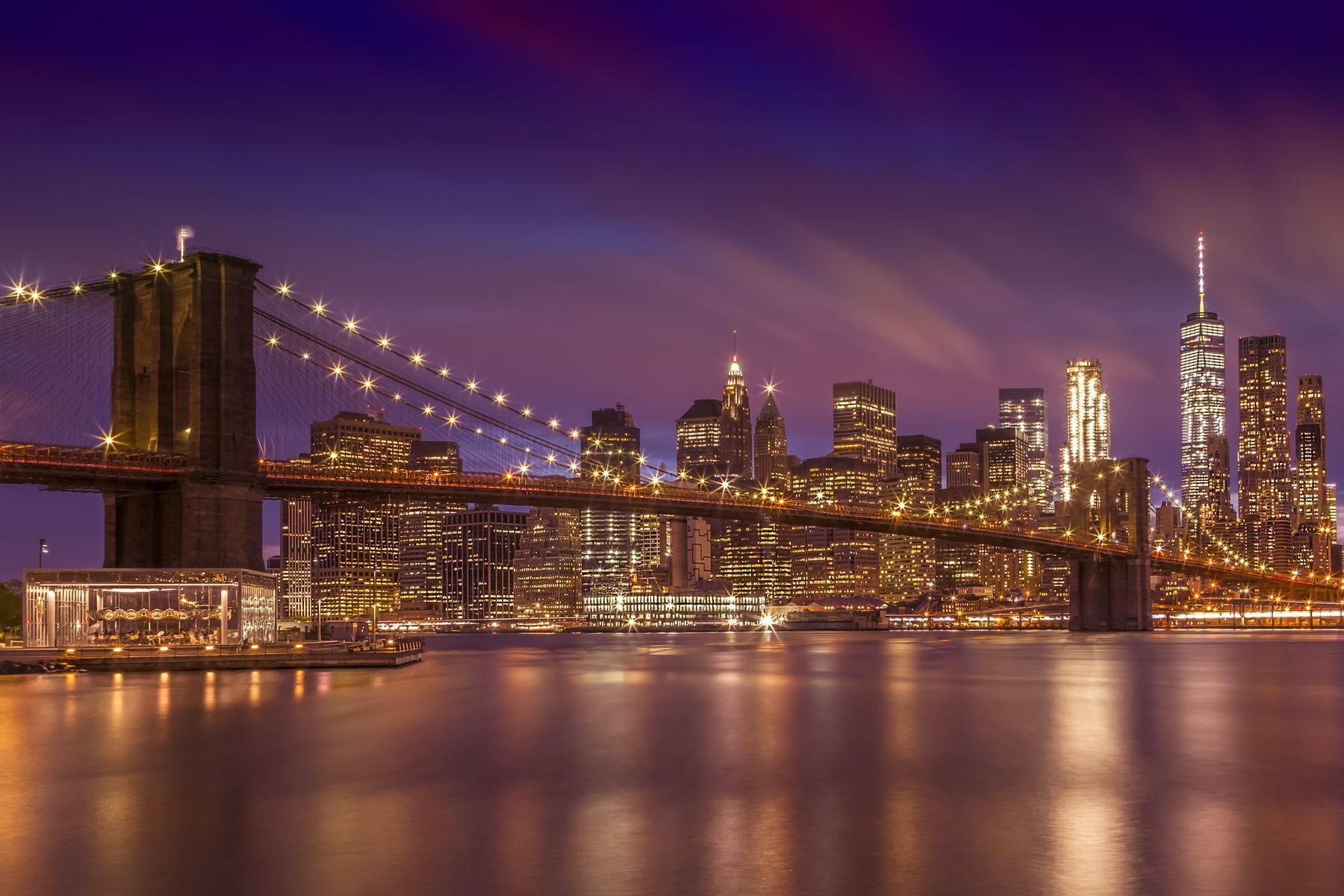 1800x1200 City Sunset Wallpaper