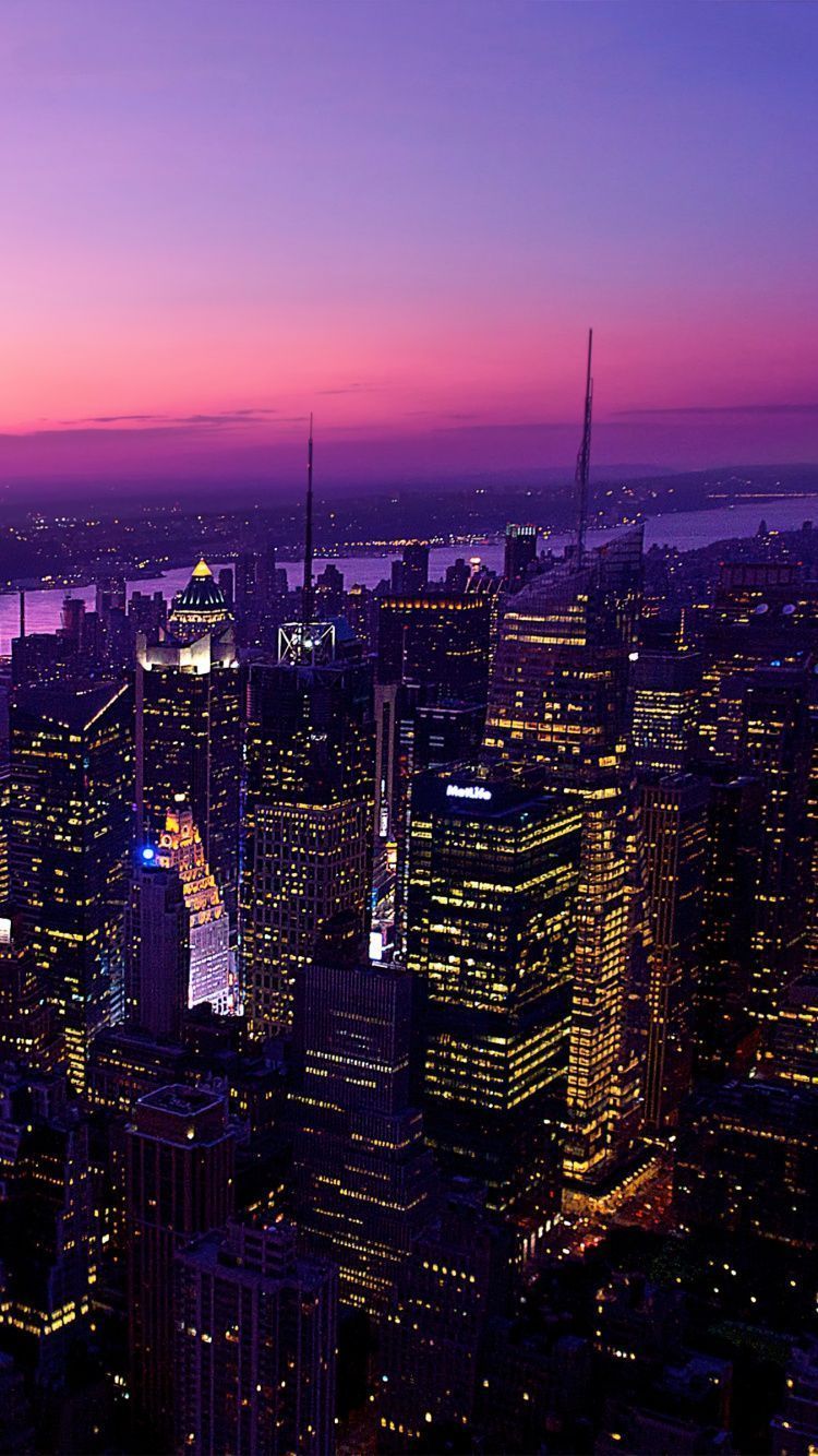 750x1334 Wallpaper 4K, Aesthetic, Twilight, Evening