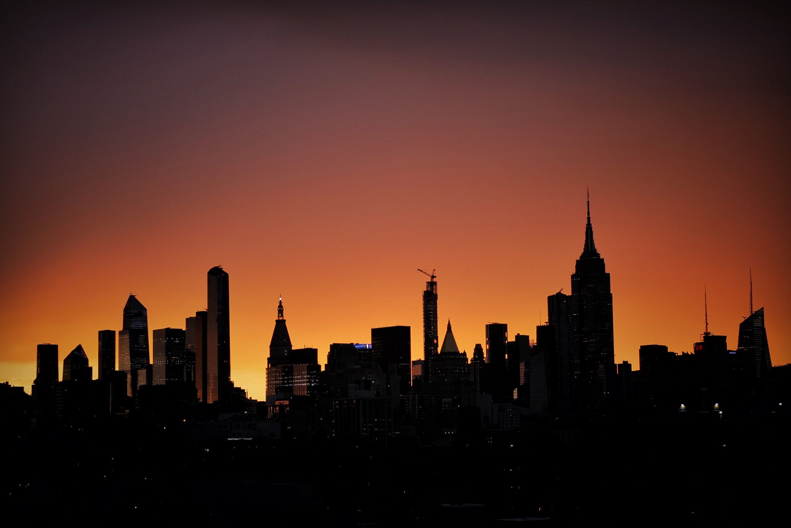 2560x1710 Sunset in NYC on a Beautiful Evening