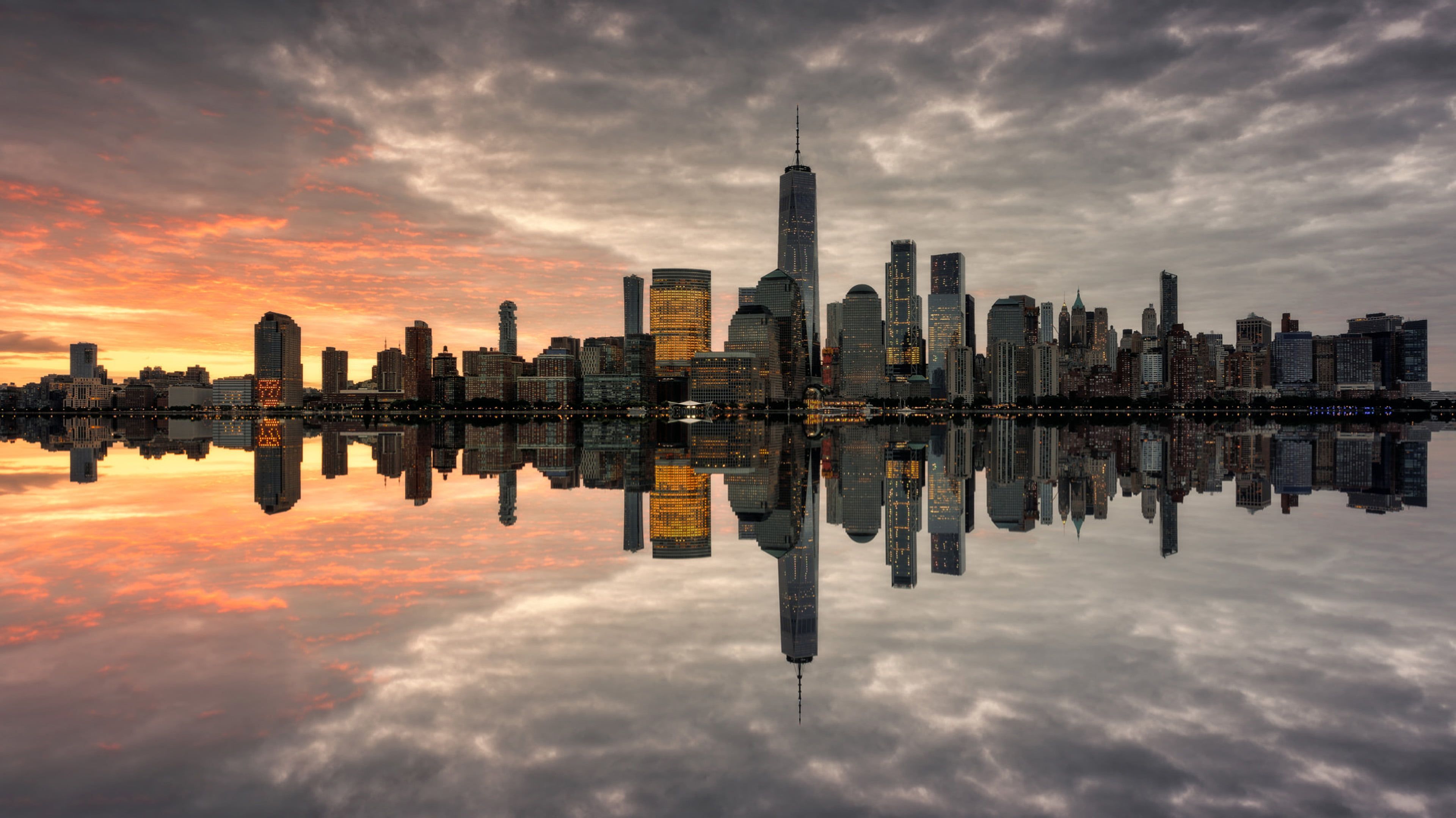 3840x2160 HD wallpaper: Manhattan Skyline
