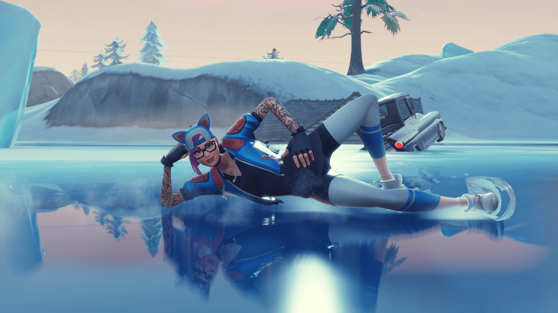 1920x1080 Hybrid Fortnite Skin HD Wallpaper Theme