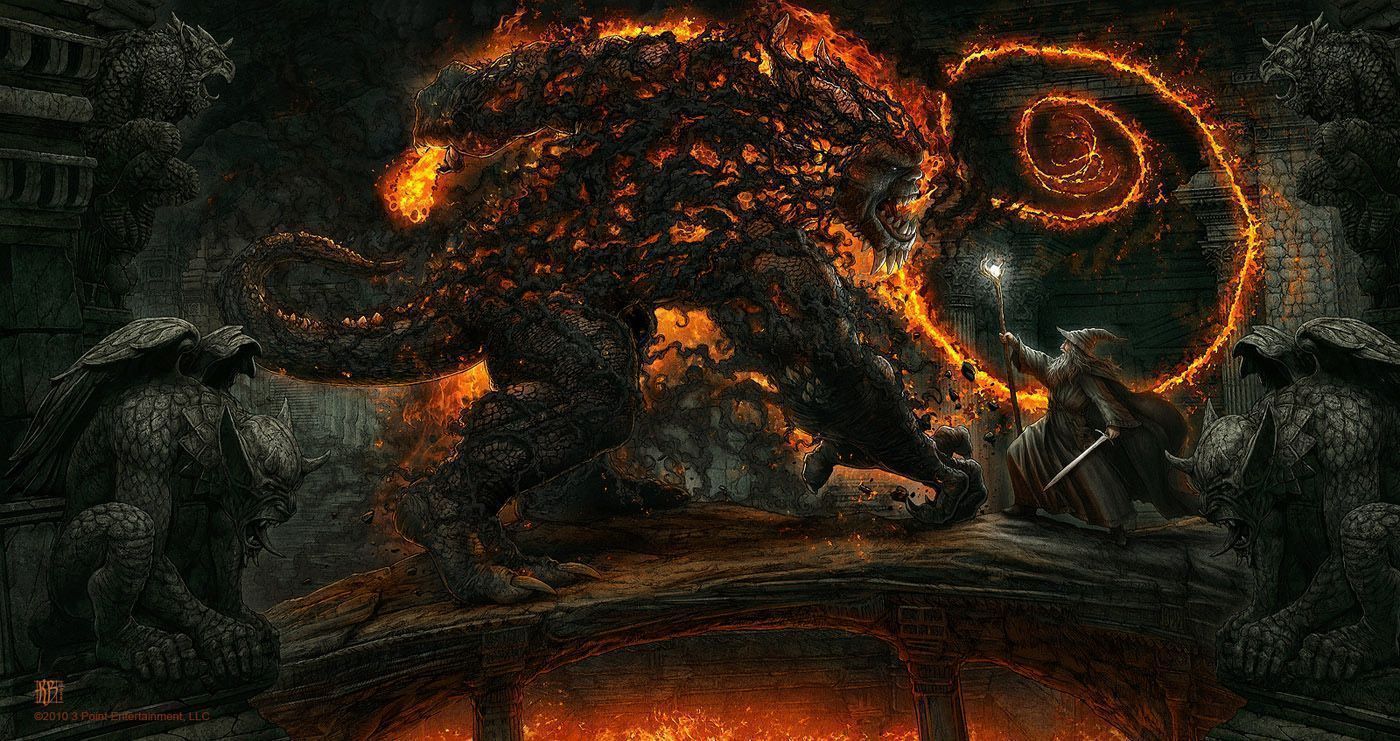 1400x741 Wallpaper: Bridge Of Khazad Dum