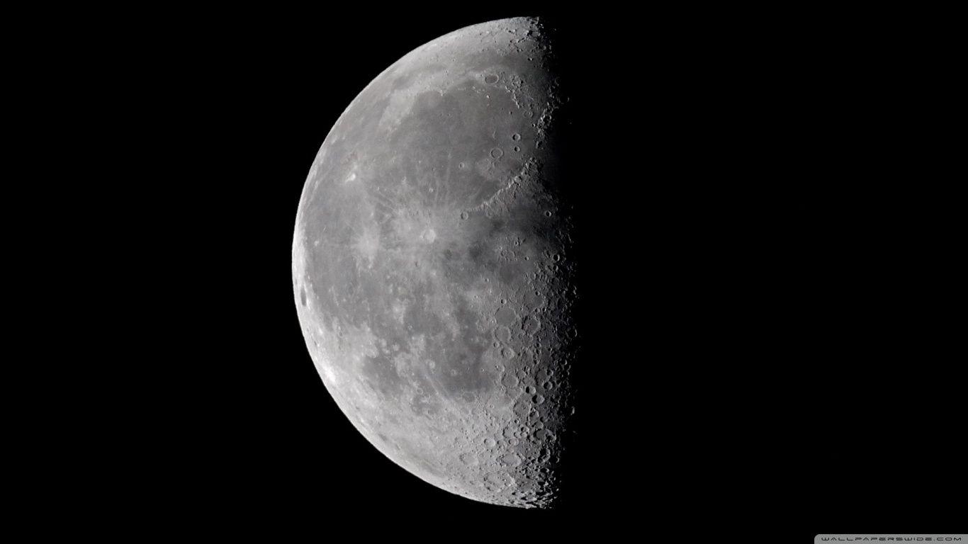 1366x768 Wallpaper Moon