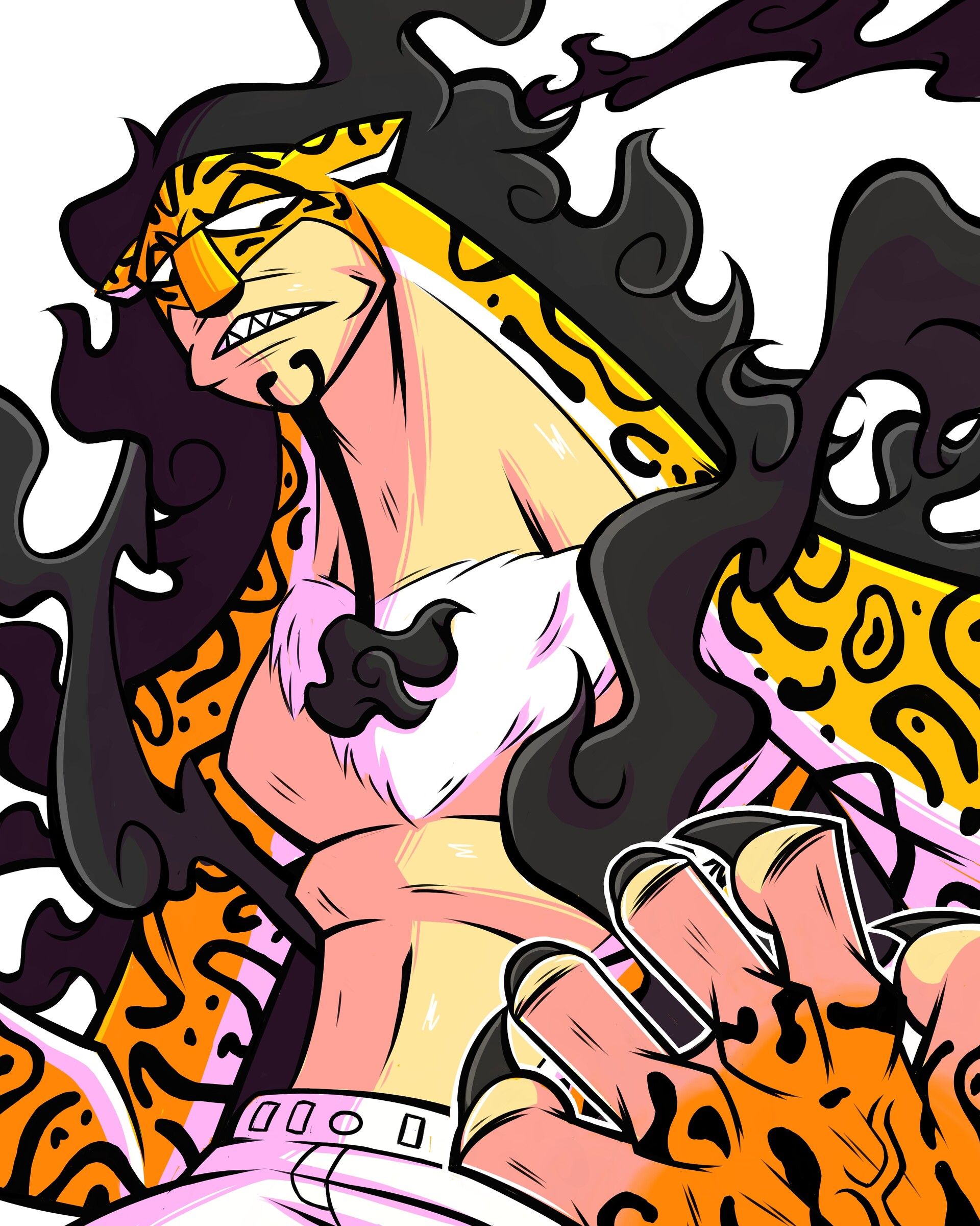 1920x2400 Awakened Rob Lucci (One Piece)