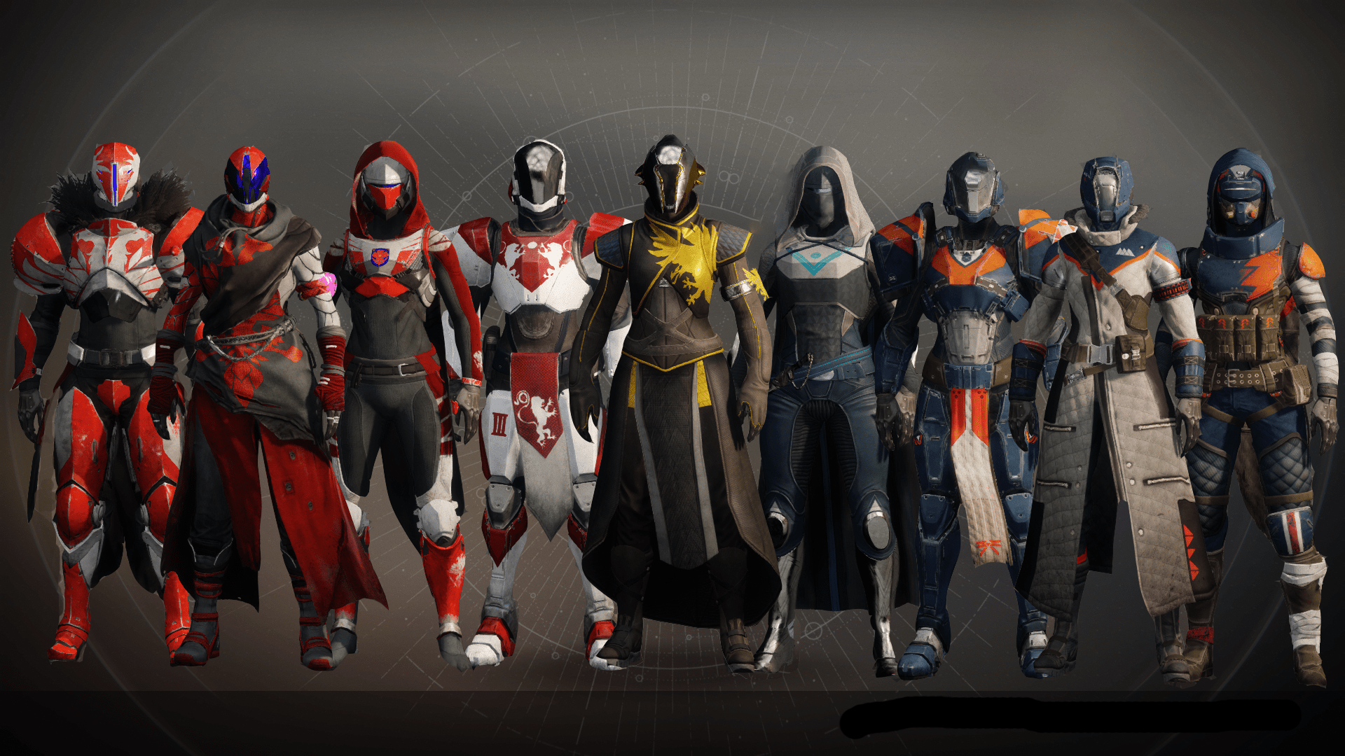 1920x1080 Destiny 2 All Beta Armour Wallpaper [1920x1080]