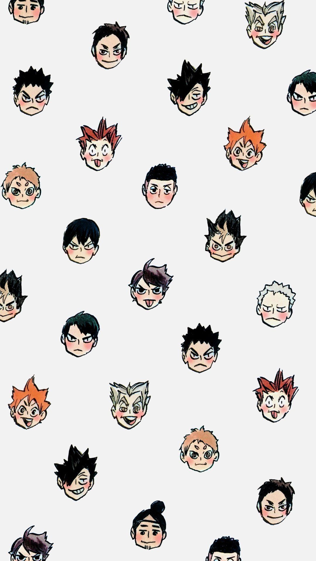 1080x1920 ㅡ Haikyuu Chibi Lockscreen Wallpaper