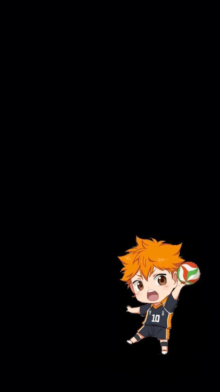 750x1334 Wallpaper Hinata. Anime: «Haikyuu»