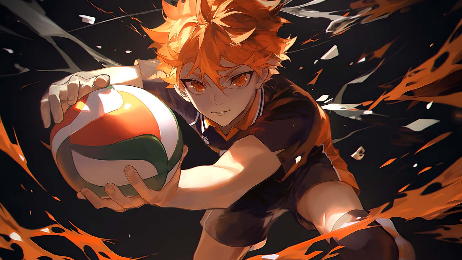 1536x864 Haikyuu Shoyo Hinata Epic Anime Desktop