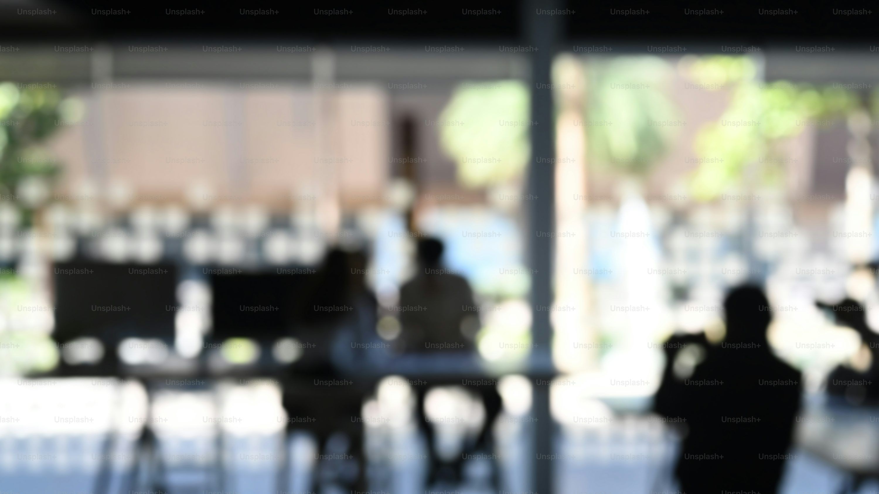 3000x1686 Blurred Office Picture. Download Free