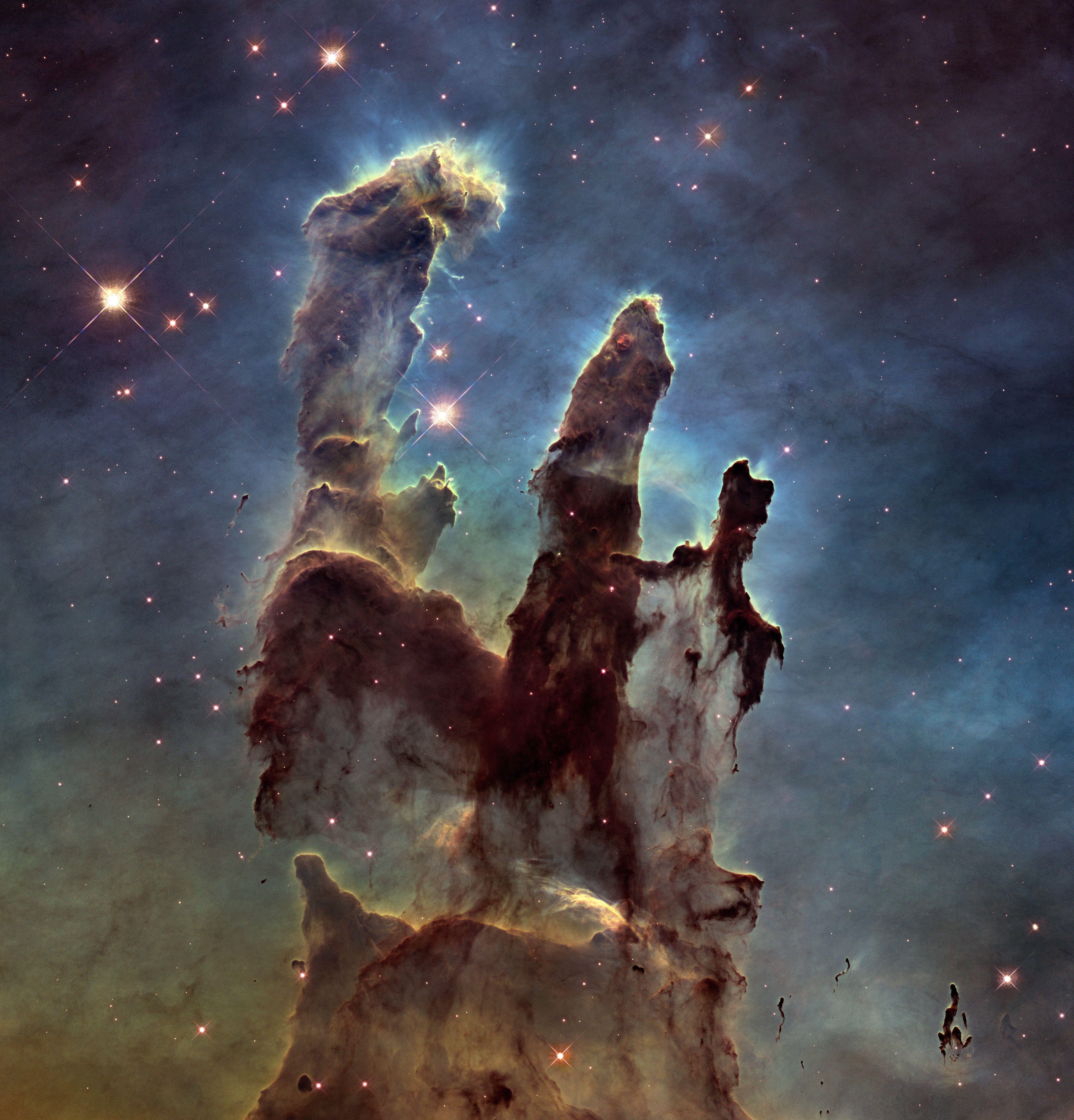 6780x7071 best Hubble image on its 27th birthday