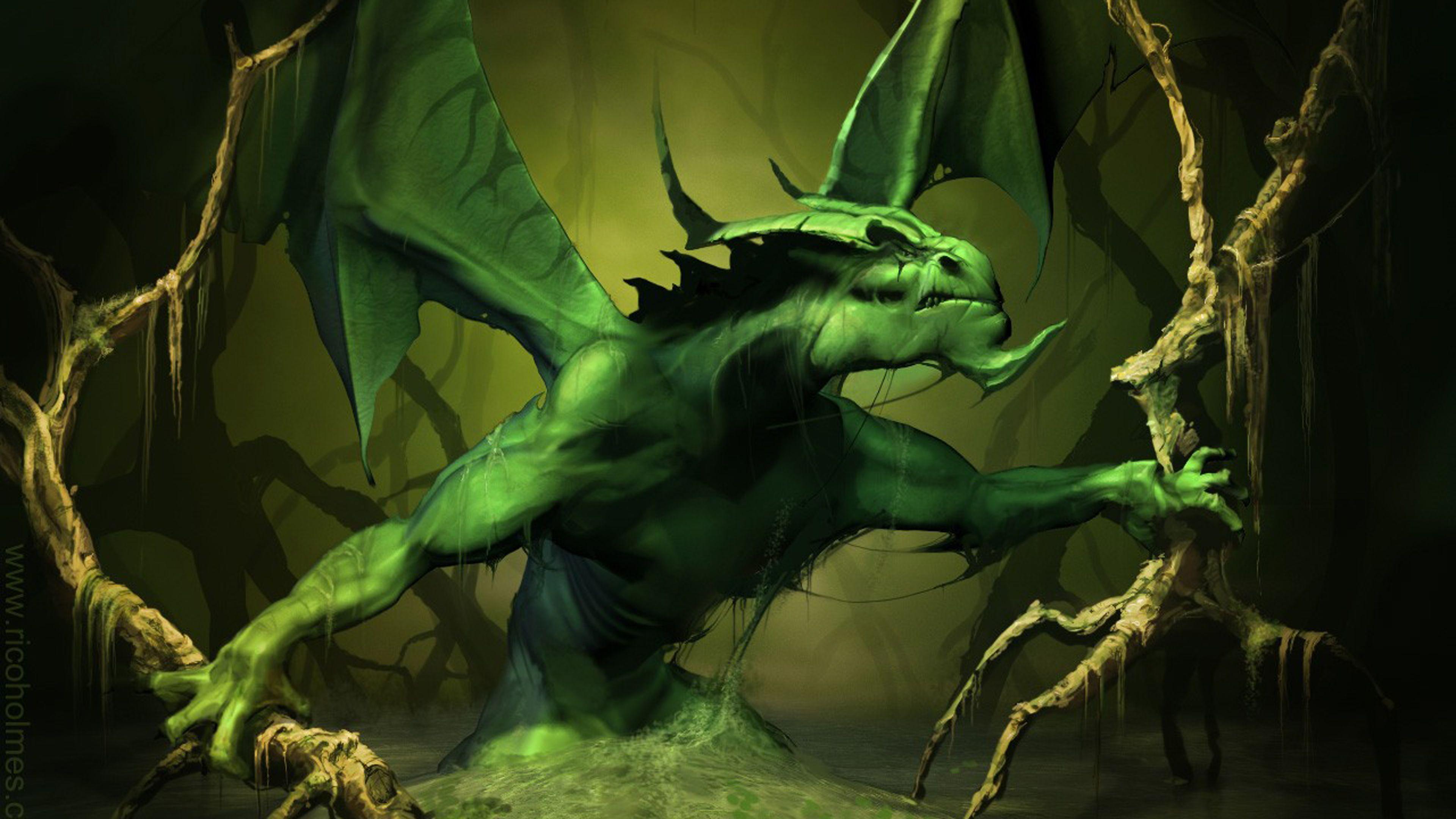 3840x2160 4k Dragon Wallpaper