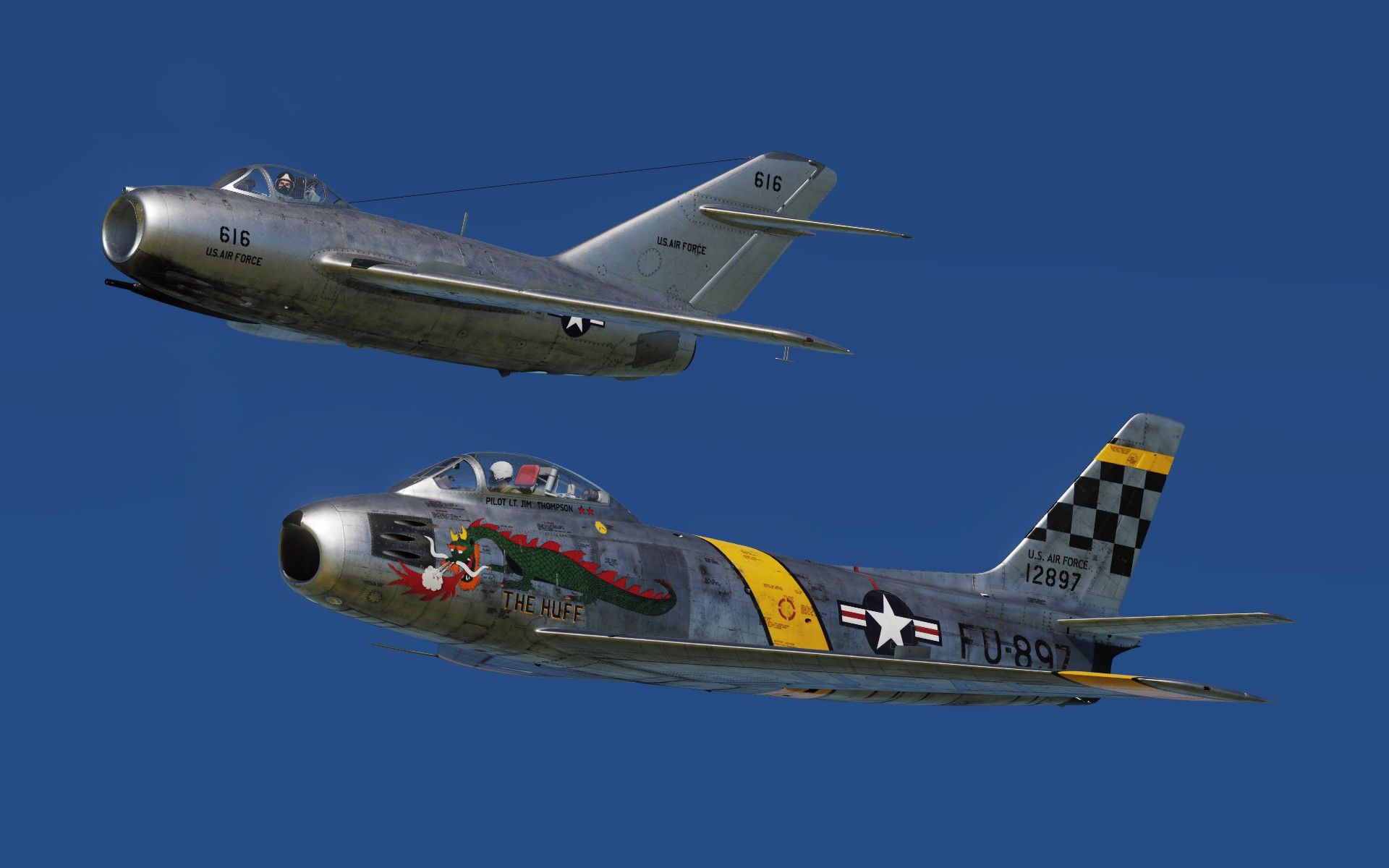 1920x1200 Operation Moolah MiG 15 '616'
