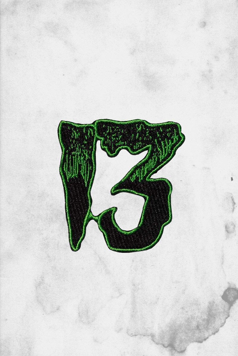 802x1200 Unlucky 13 (Green) Patch