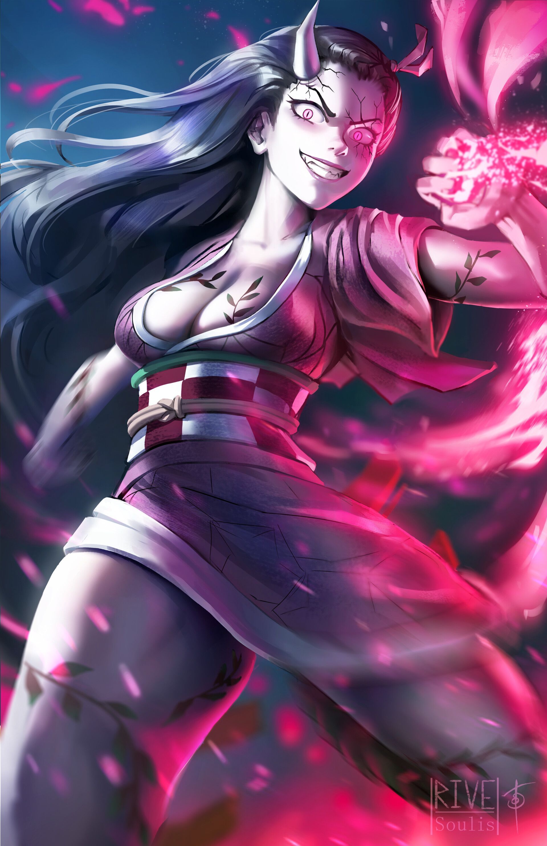 1920x2968 Nezuko's Rage