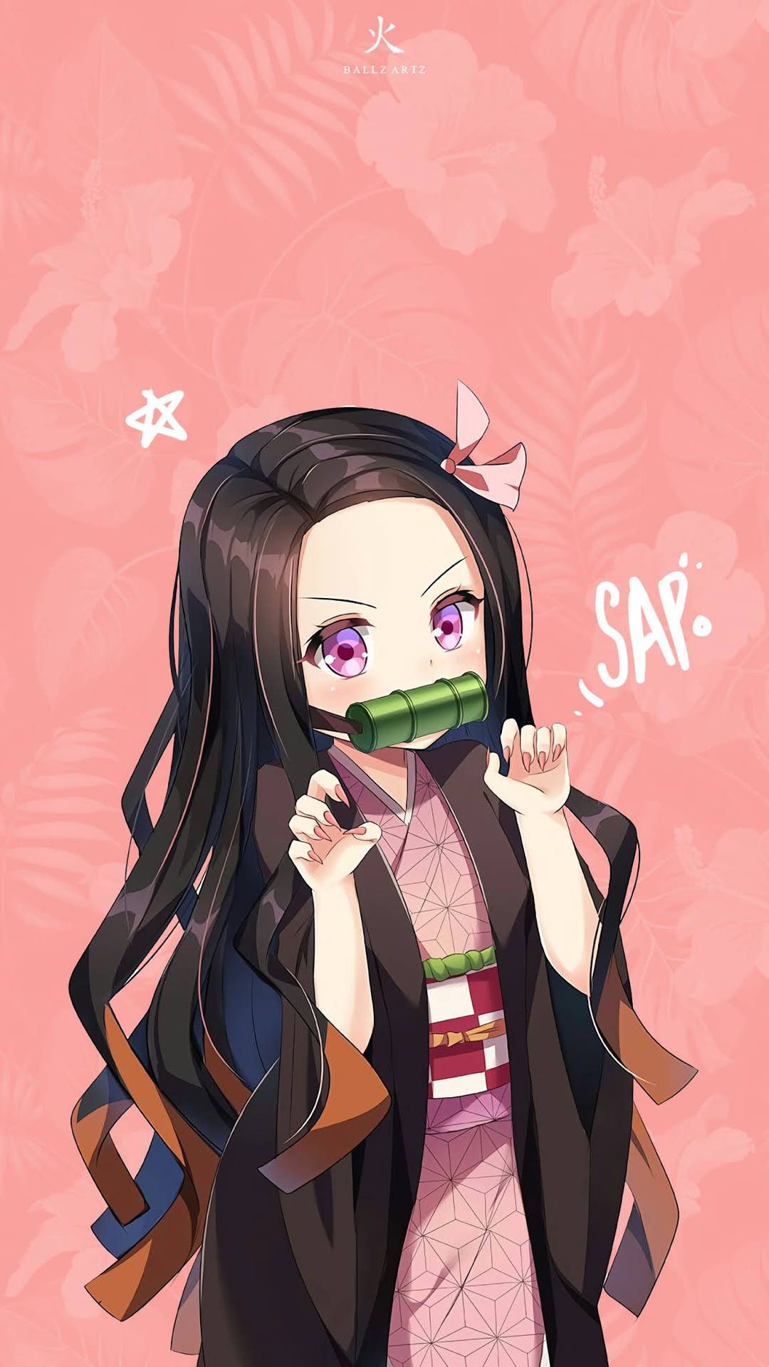 1080x1920 Download free Nezuko Phone Adorable