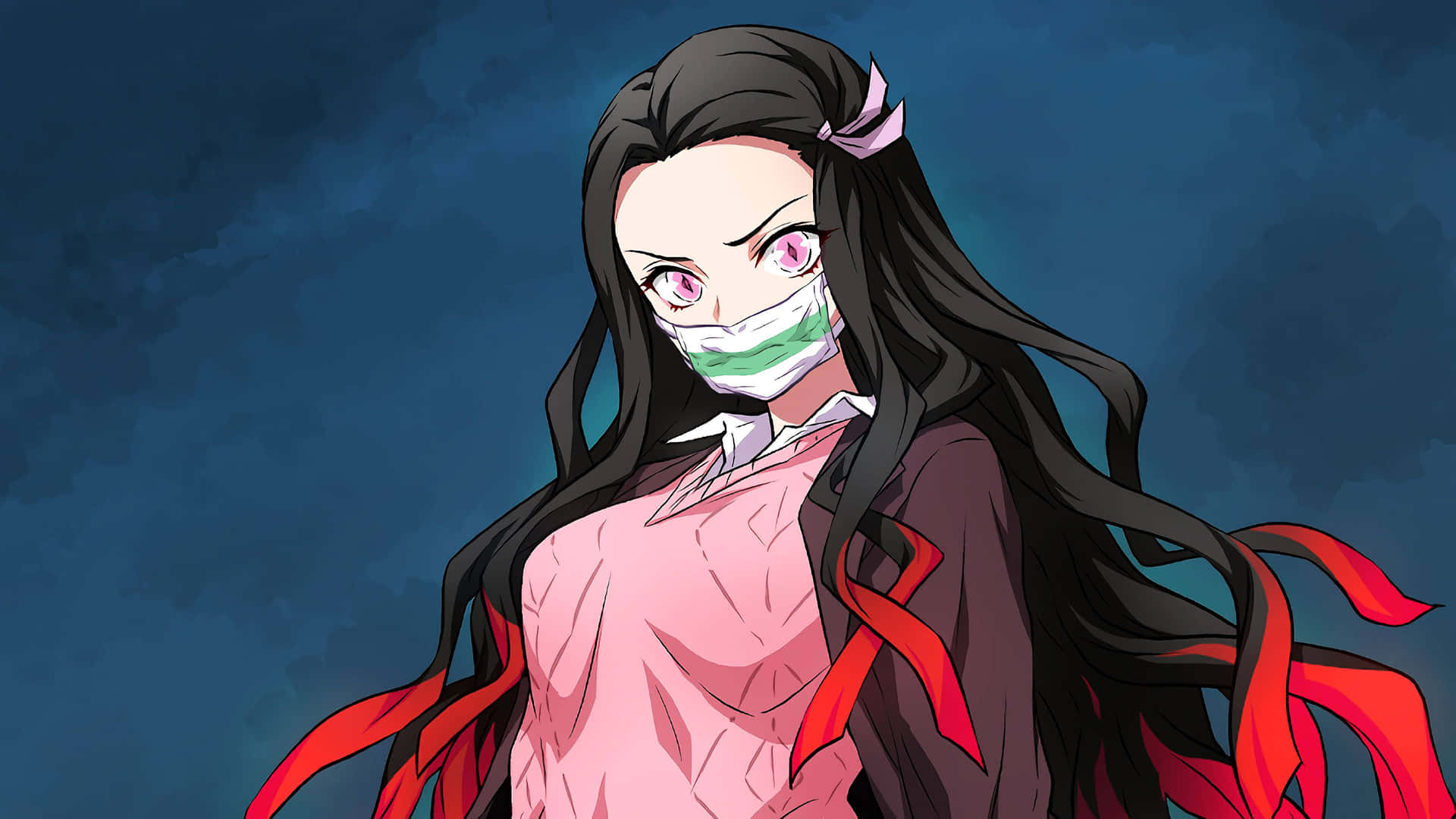 1920x1080 Download Cool Angry Nezuko Wallpaper