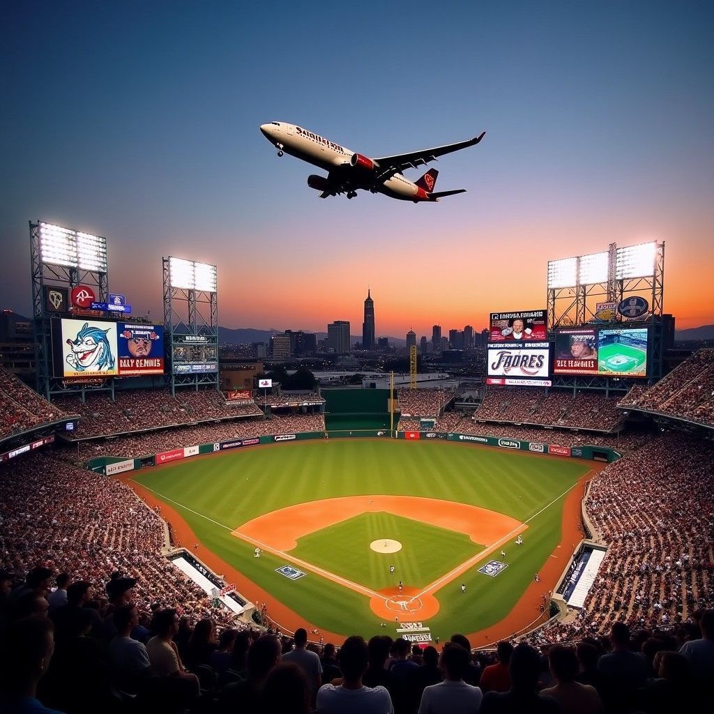 1024x1024 Oracle Park, Giants vs Padres. Stable