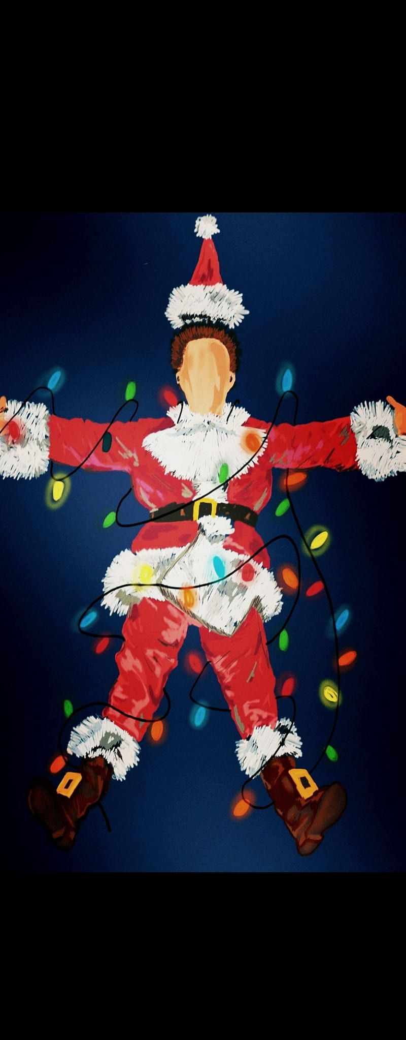 800x2046 HD christmas vacation wallpaper