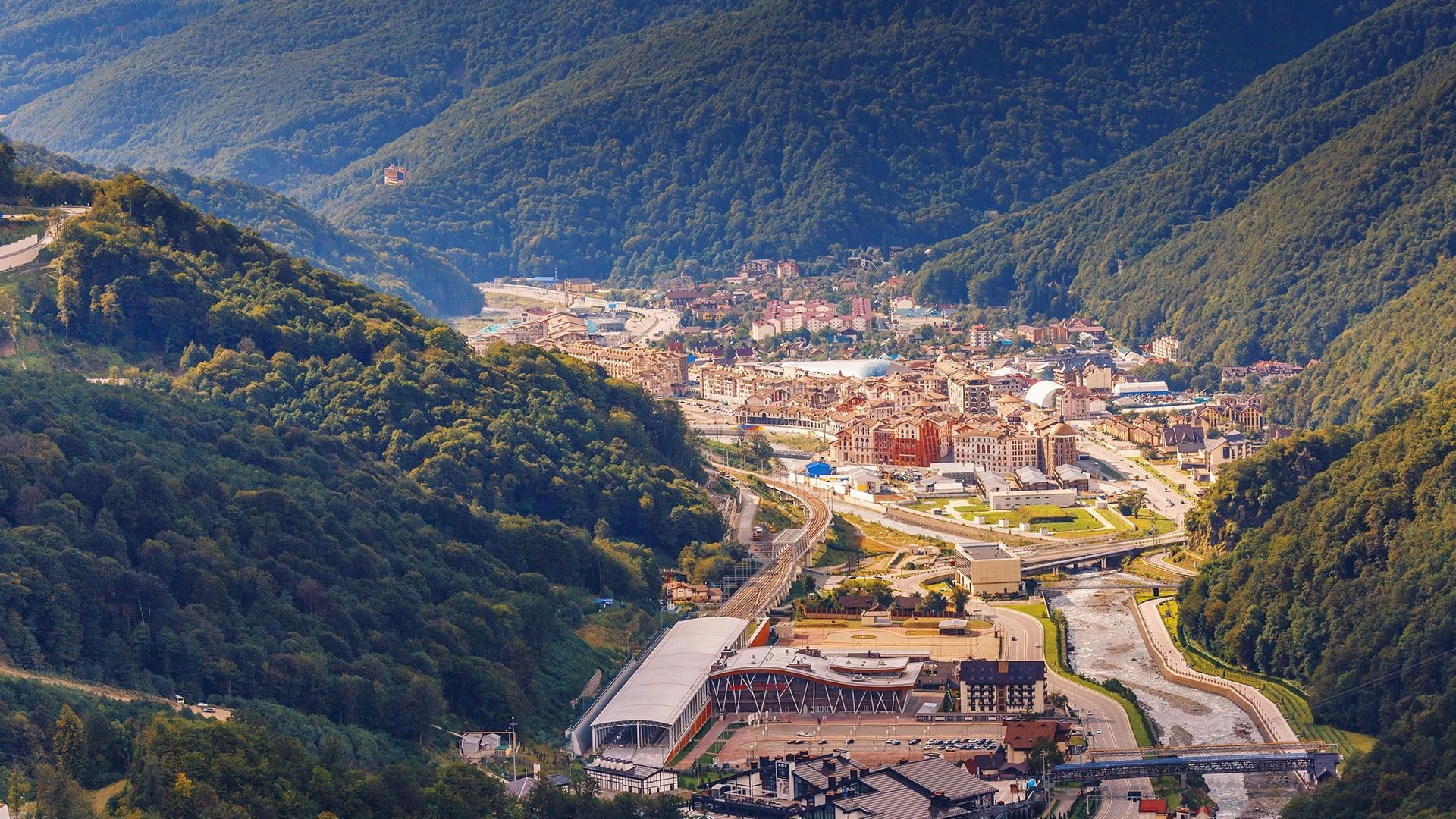 1920x1080 Rosa Khutor Alpine ski resort