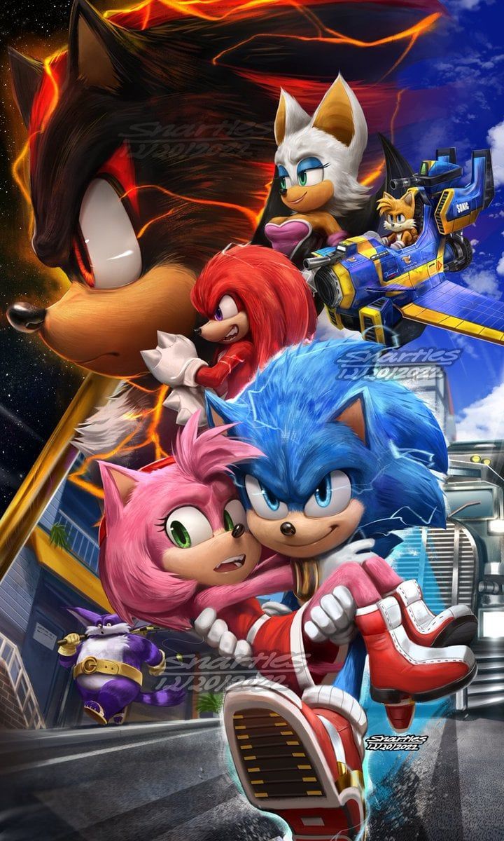720x1200 Sonic The Hedgehog 3 2024 Wallpaper