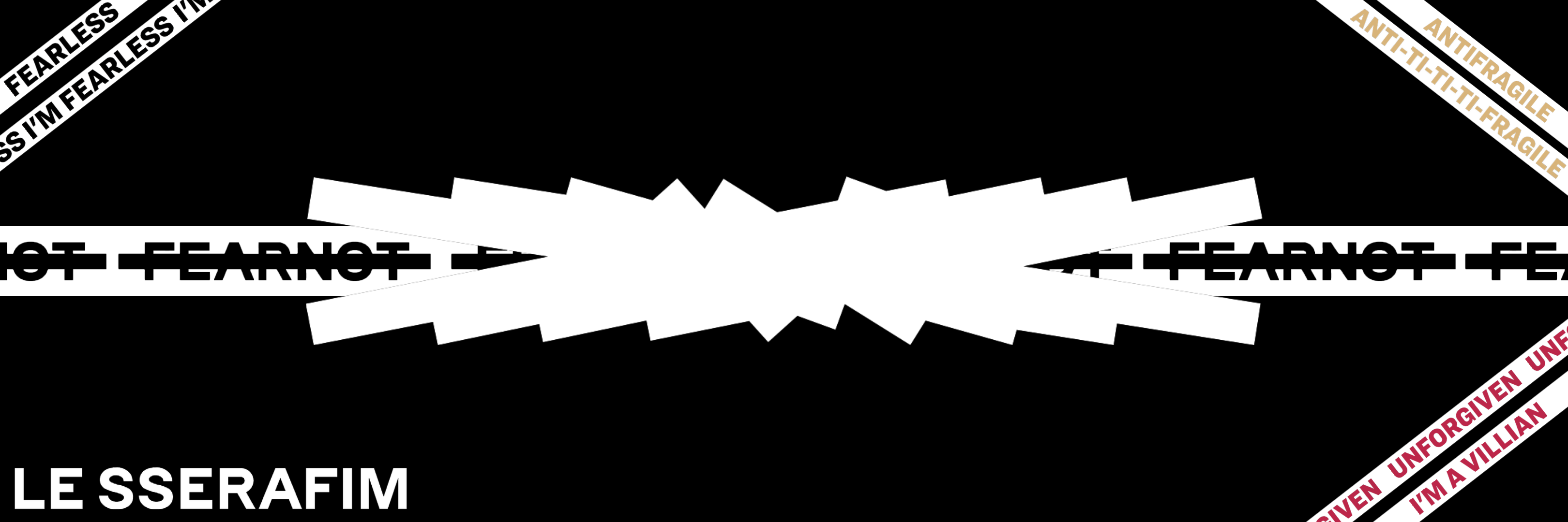 3240x1080 LE SSERAFIM Deskmat Concept : r
