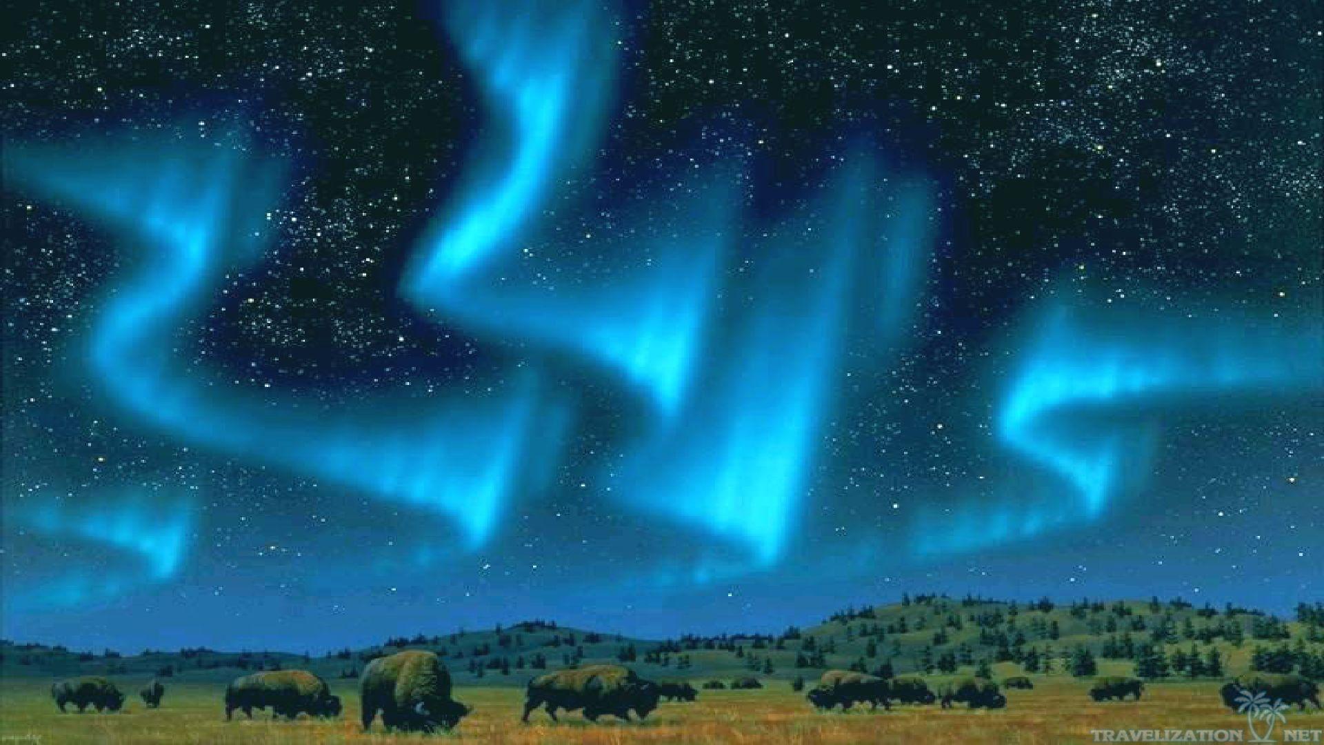 1920x1080 Aurora Borealis Background