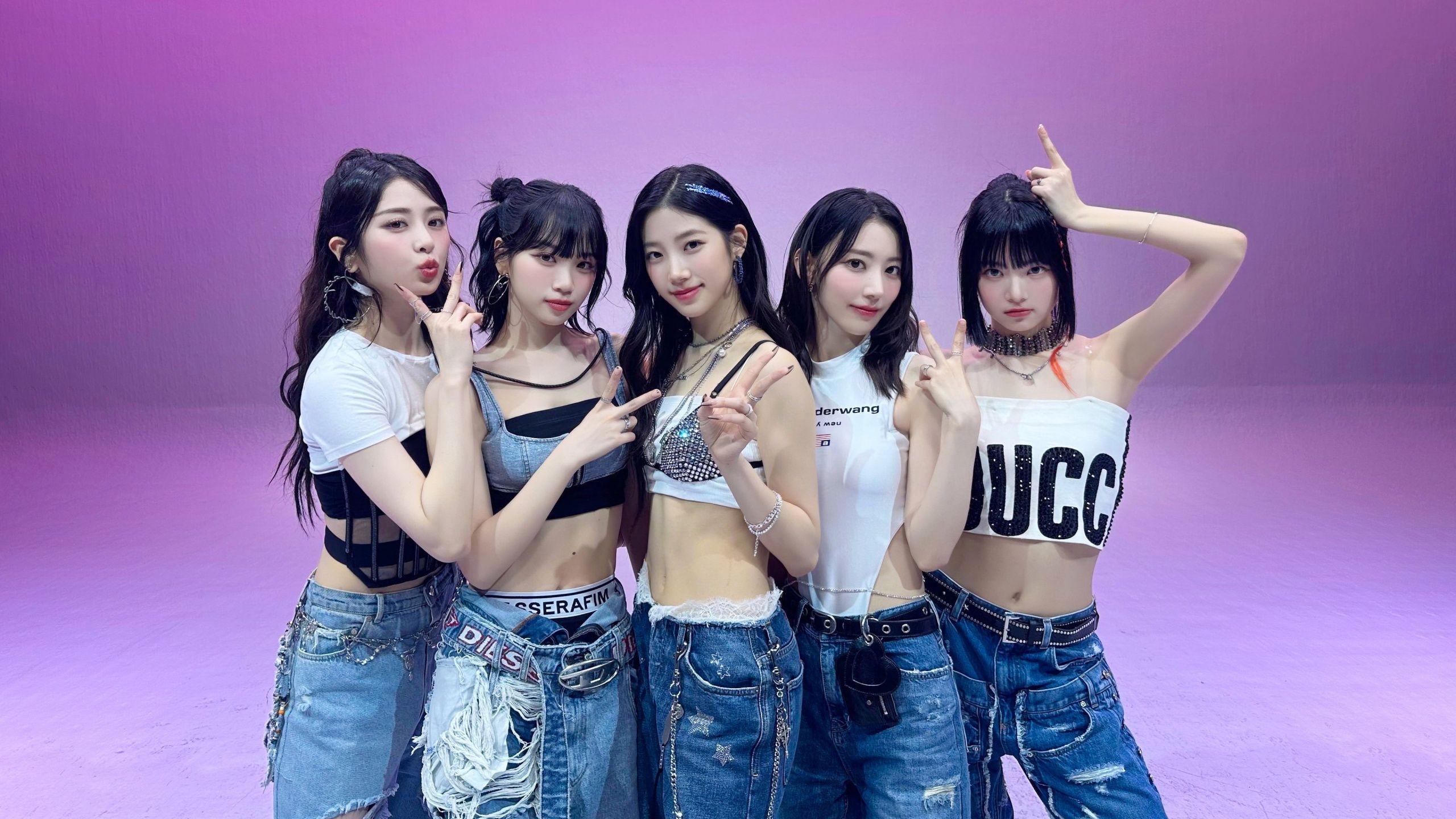 2560x1440 Le Sserafim Wallpaper 4K, K Pop Singers