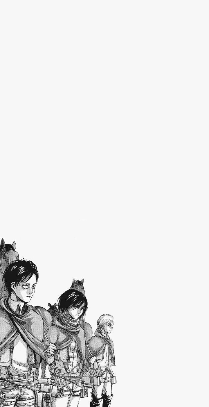 720x1400 aot manga minimalist wallpaper