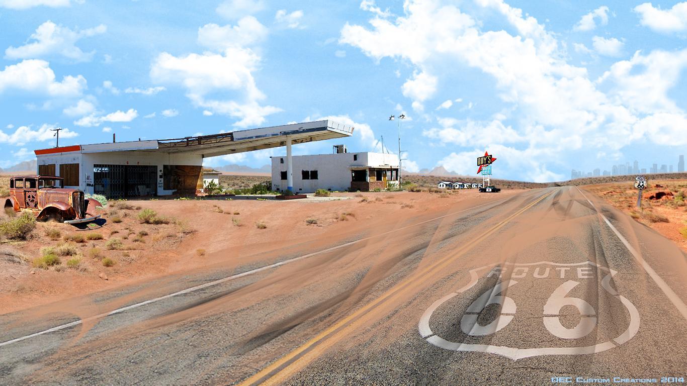 1366x768 Route 66 Wallpaper Group , Download for free