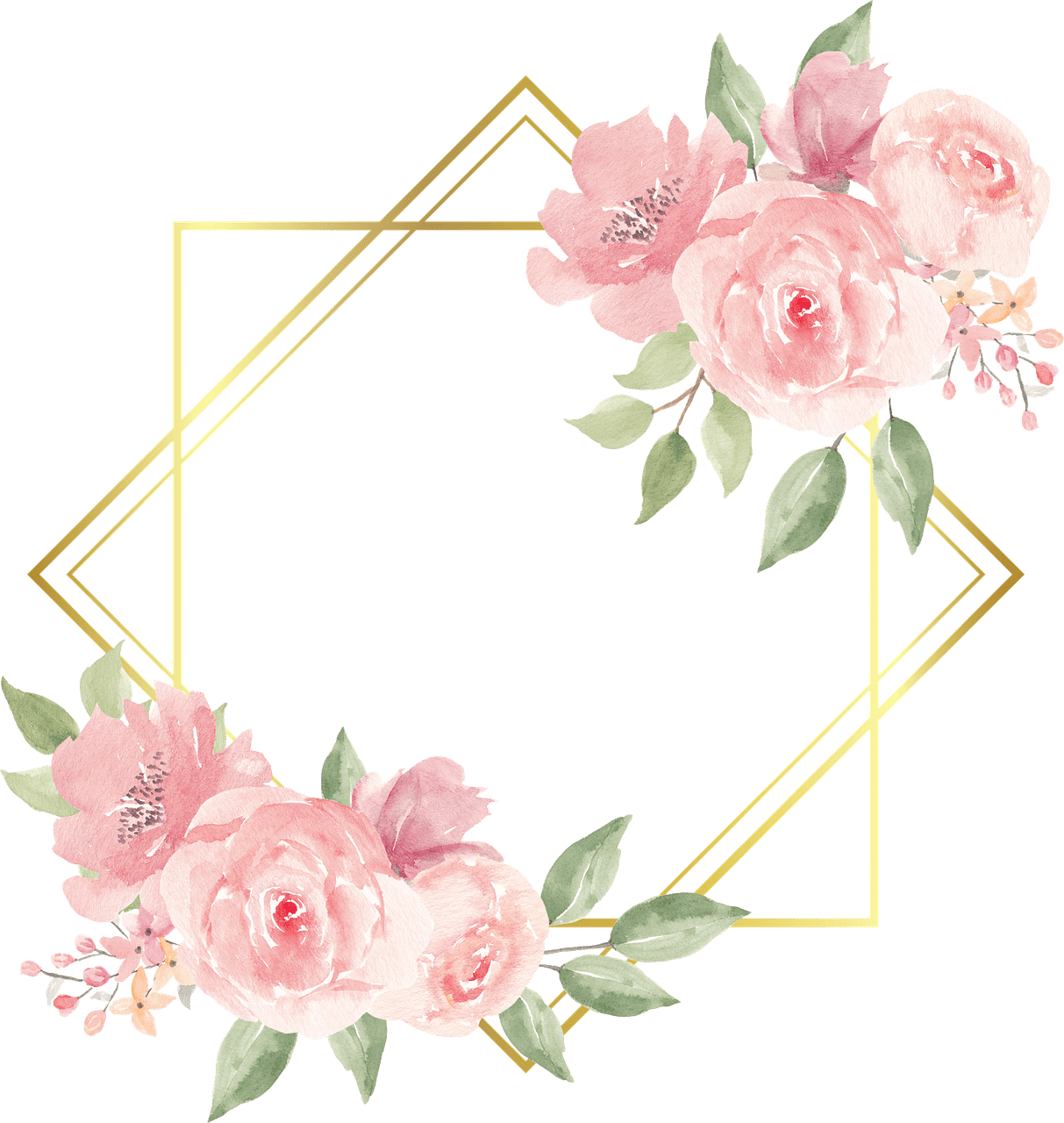 1213x1280 Download Frame, Decorate, Floral