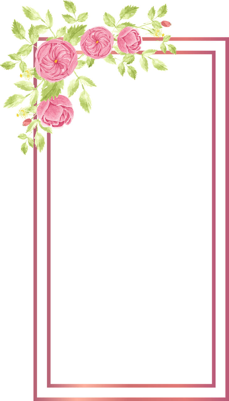 730x1280 Download Frame, Floral Background