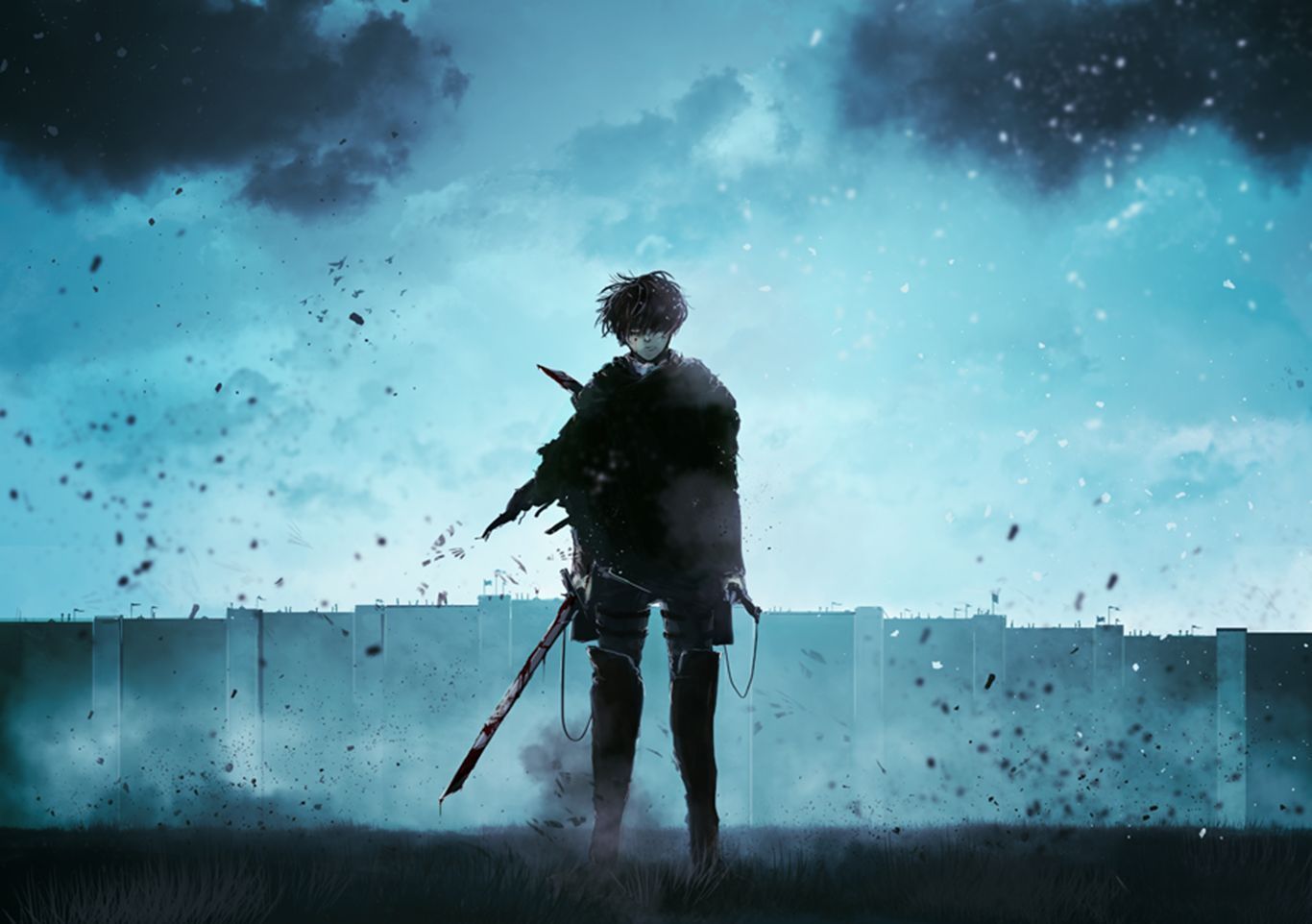 1366x962 Download Levi Ackerman wallpaper