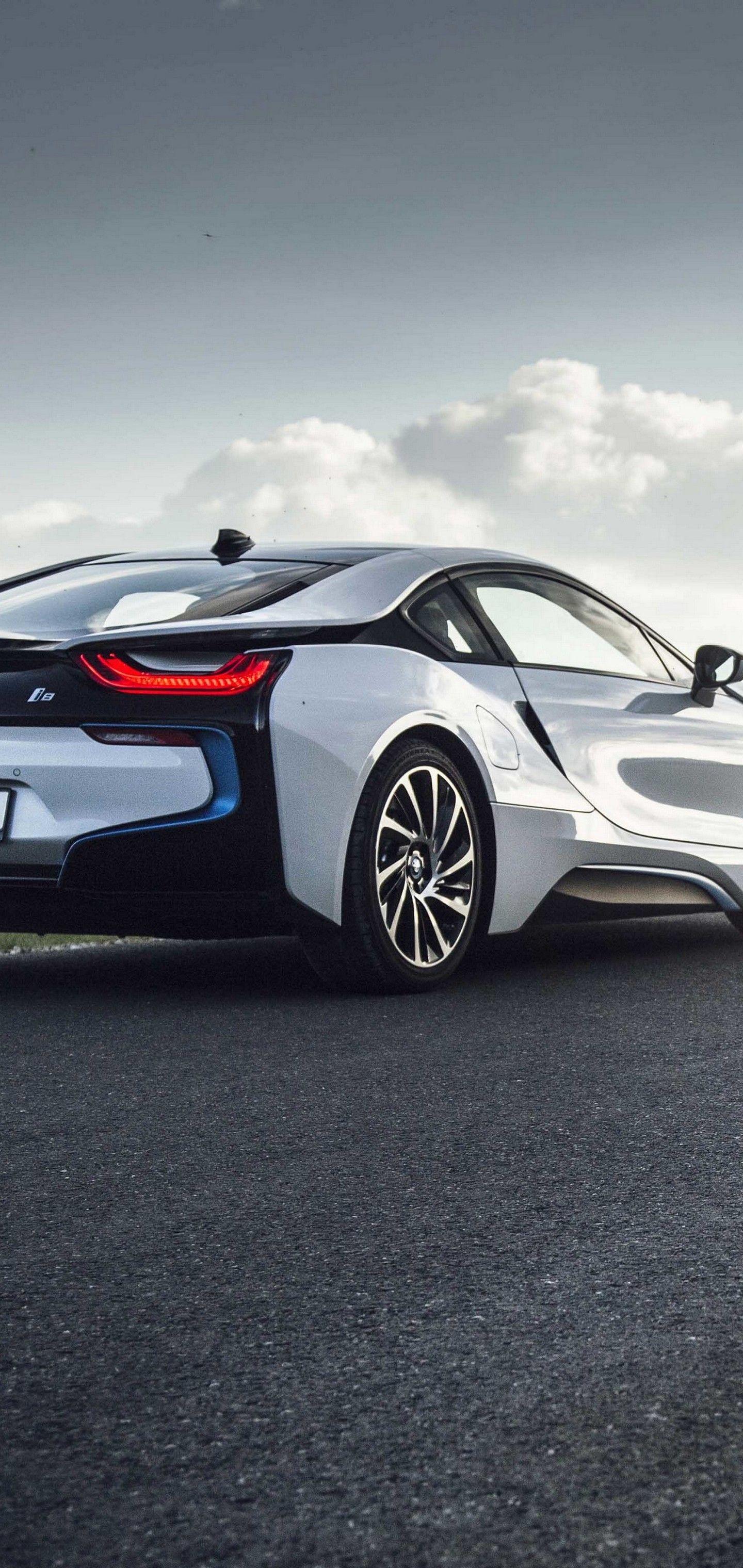 1440x3040 Bmw I8 Rear View Road Wallpaper - [1440x3040]