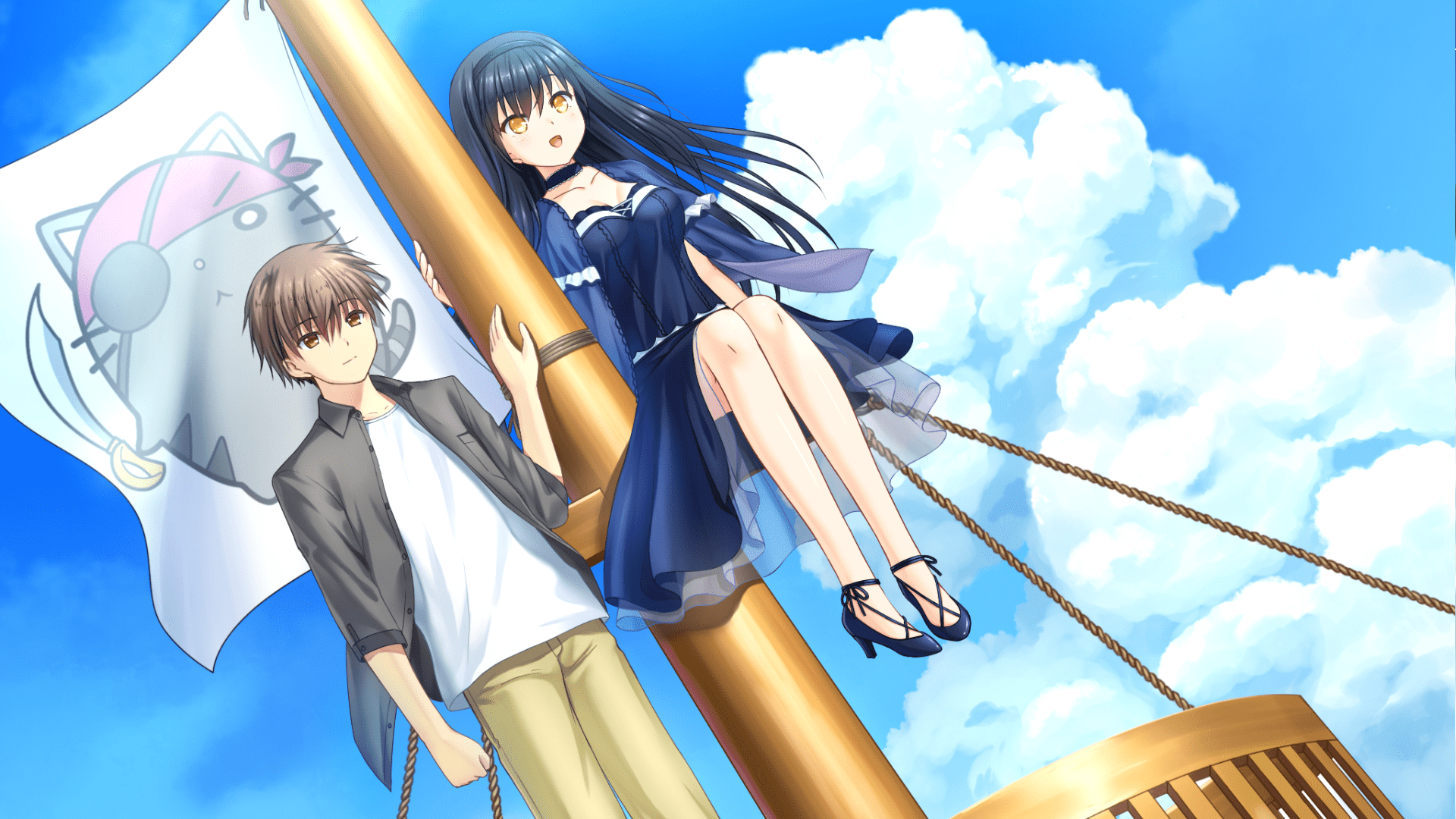 1920x1080 Download Hukushima Kamome Anime Summer
