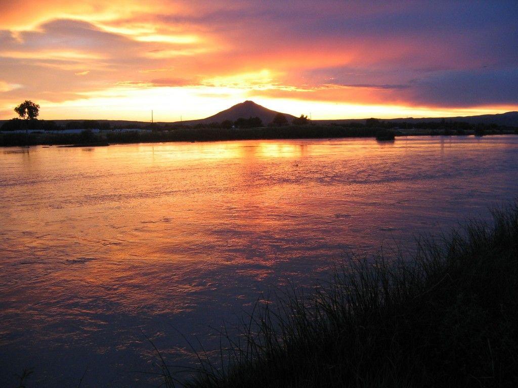 1024x768 Las Cruces, NM : Rio Grande at Sunset photo, picture, image