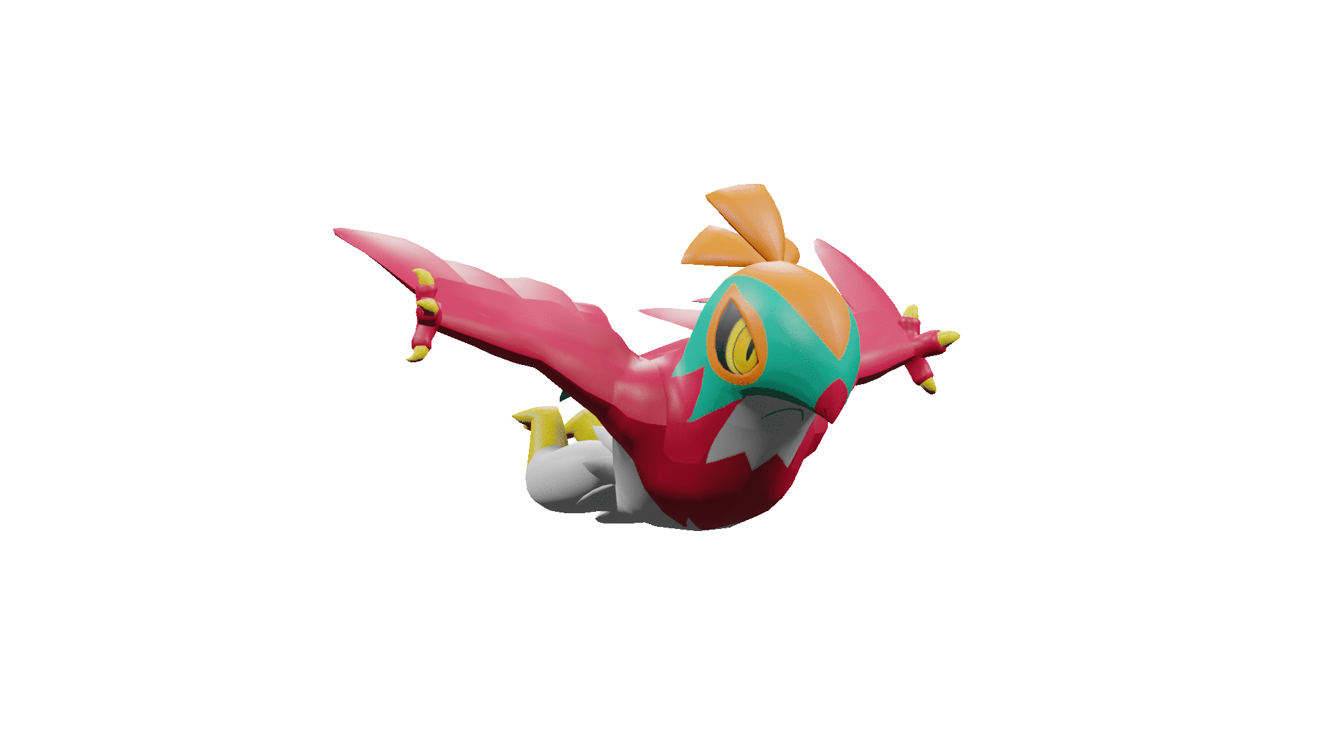 1920x1080 STL file Pokémon - (701) Hawlucha