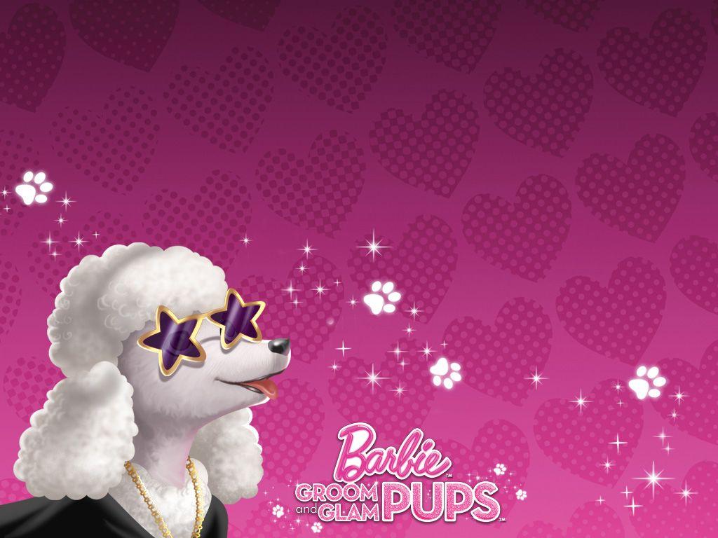 1024x768 Free download Barbie Groom Glam Pups barbie and disney