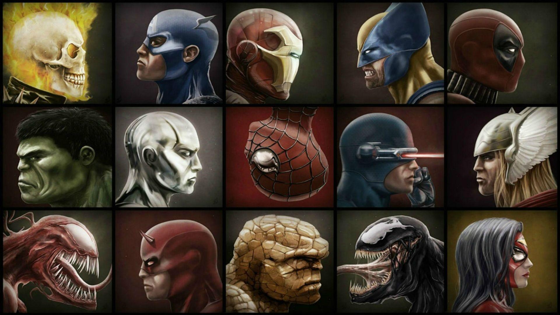1920x1080 Wallpaper : Marvel Comics, superhero, Iron Man, Hulk, Captain